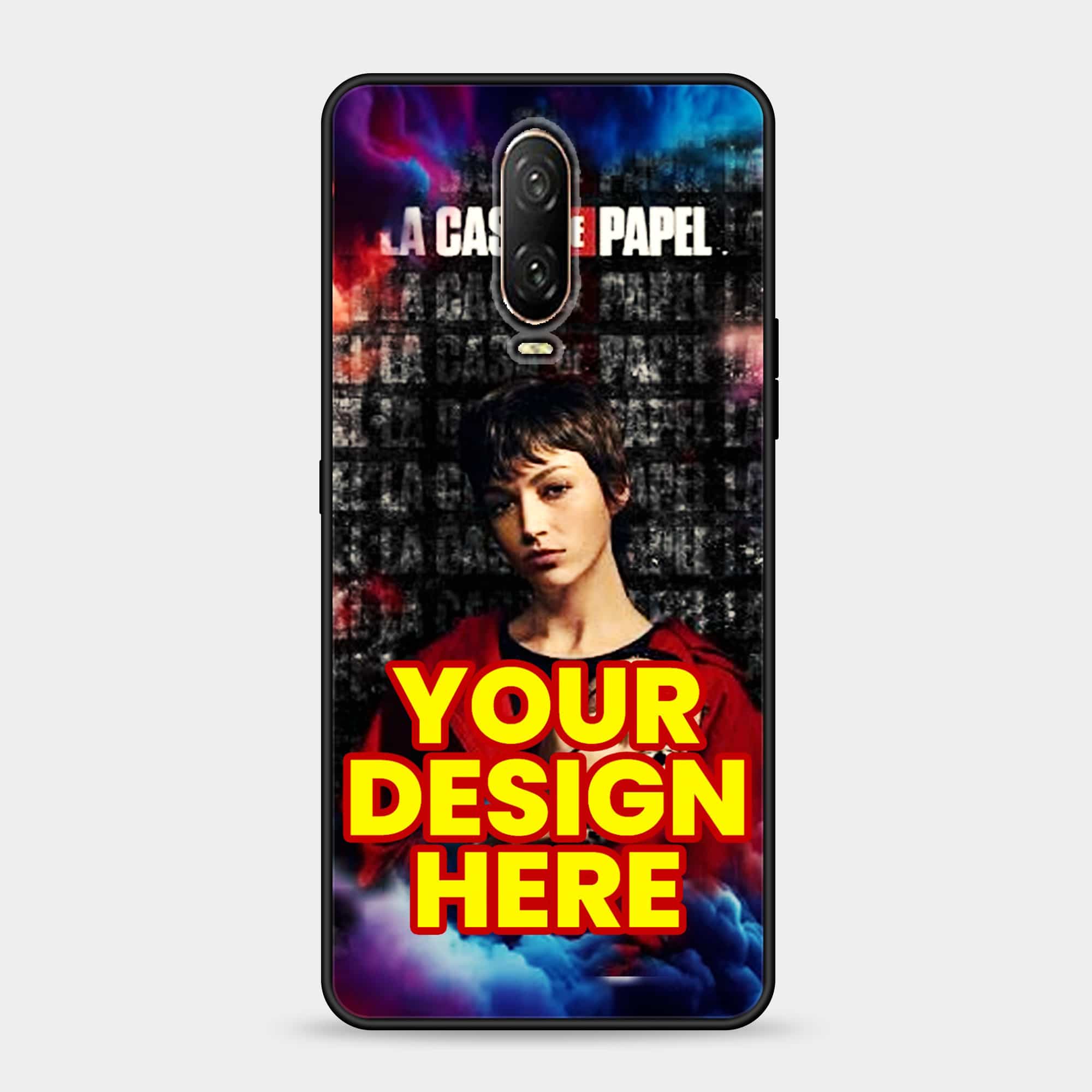 Oneplus 6T Customized Own Premium Glossy Phone Case