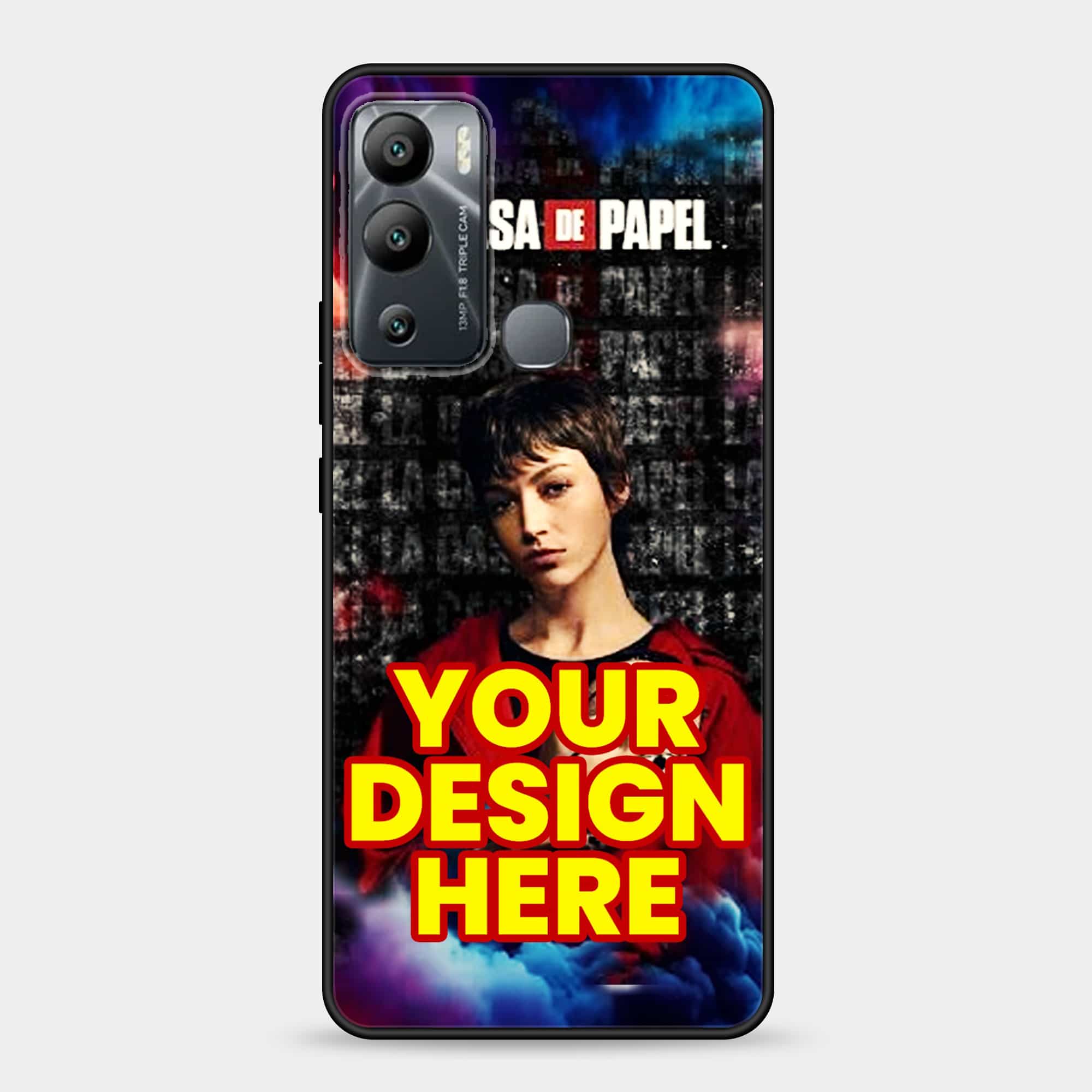 Infinix Hot 12i Customized Own Premium Glossy Phone Case