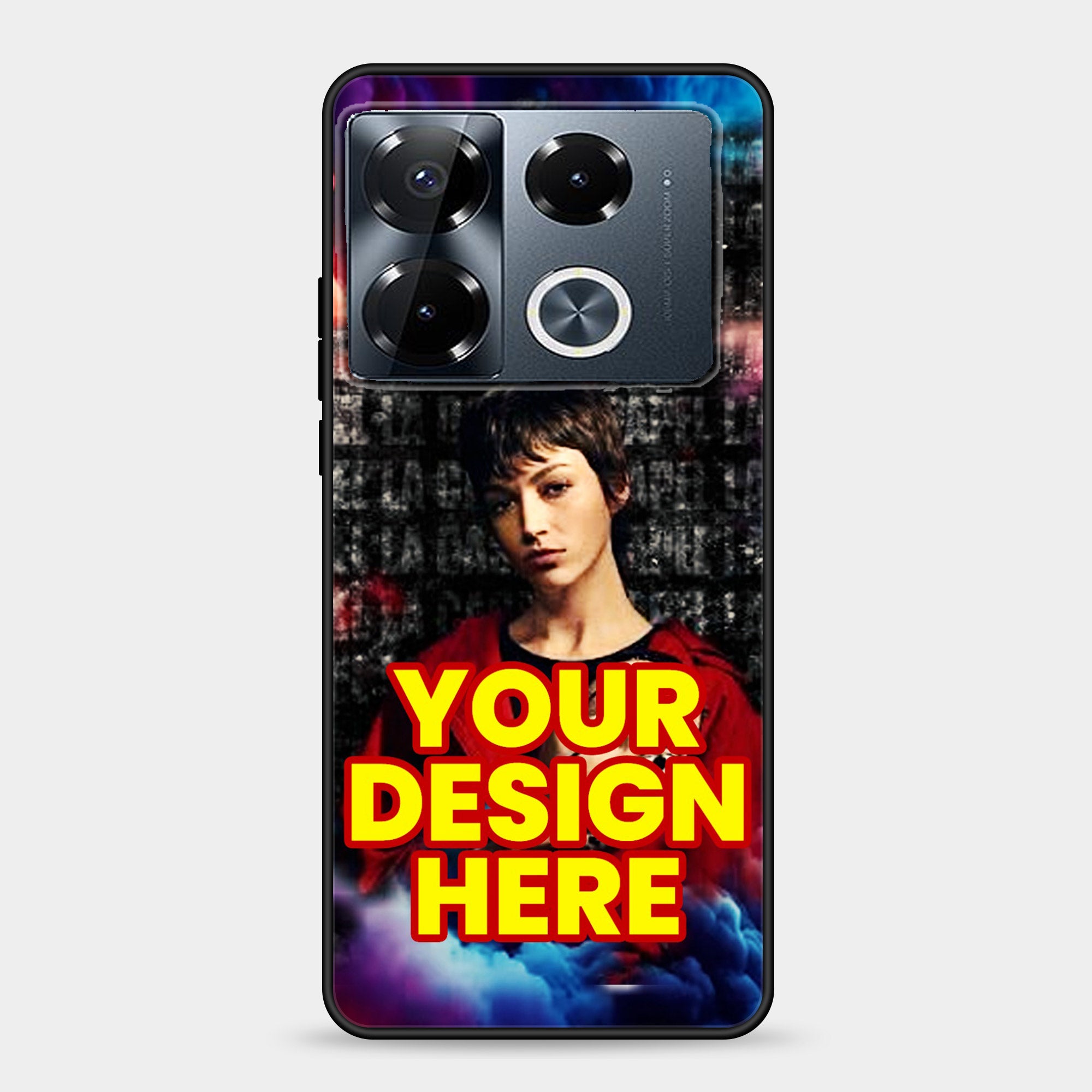 Infinix Note 40 Pro Customized Own Premium Glossy Phone Case