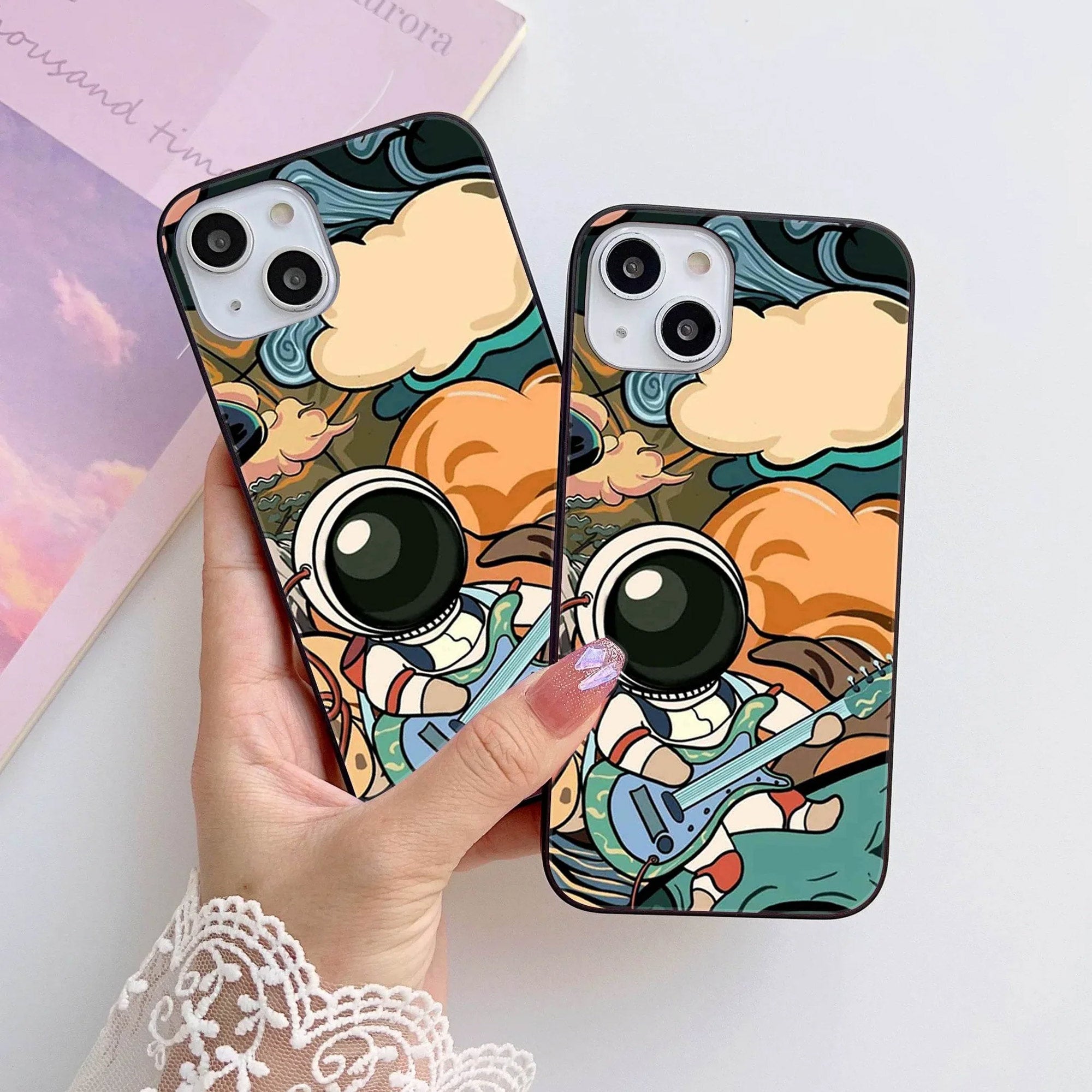 HQ Ultra Shine Premium Metal Phone Case All Models Design-133 Premium Glossy Phone Case