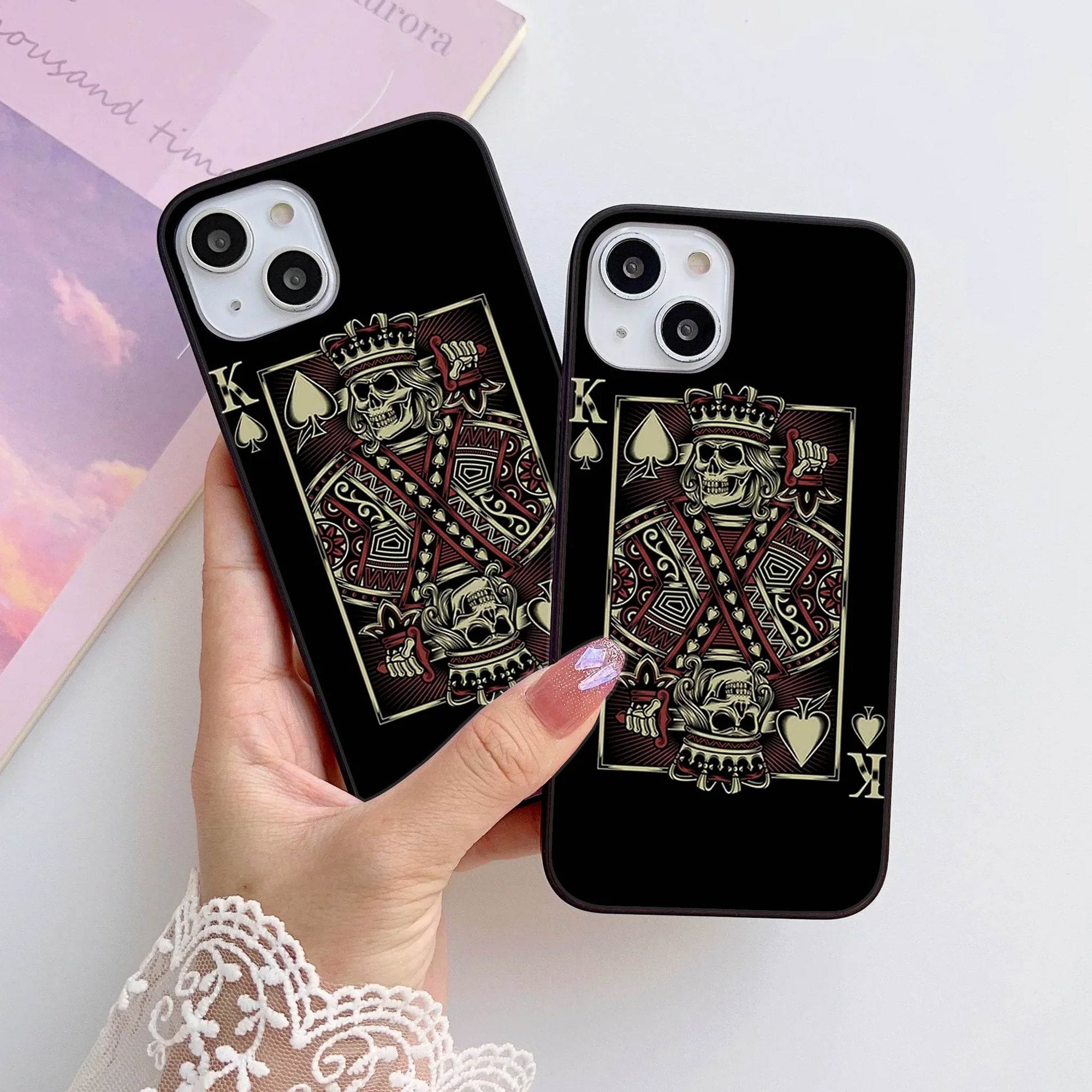 HQ Ultra Shine Premium Metal Phone Case All Models Design-136 Premium Glossy Phone Case