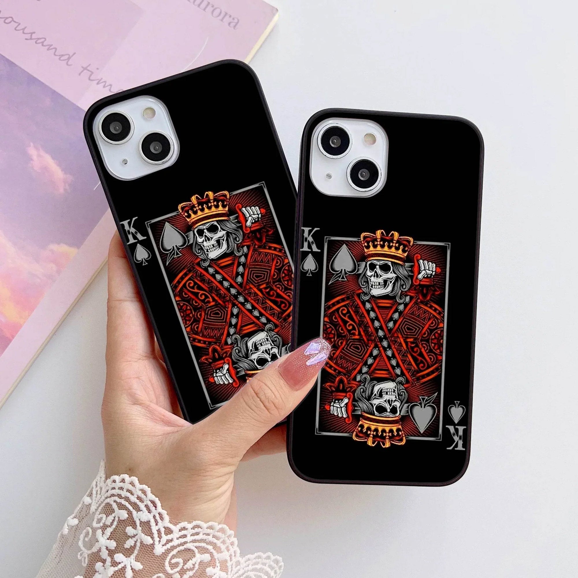 HQ Ultra Shine Premium Metal Phone Case All Models Design-137 Premium Glossy Phone Case