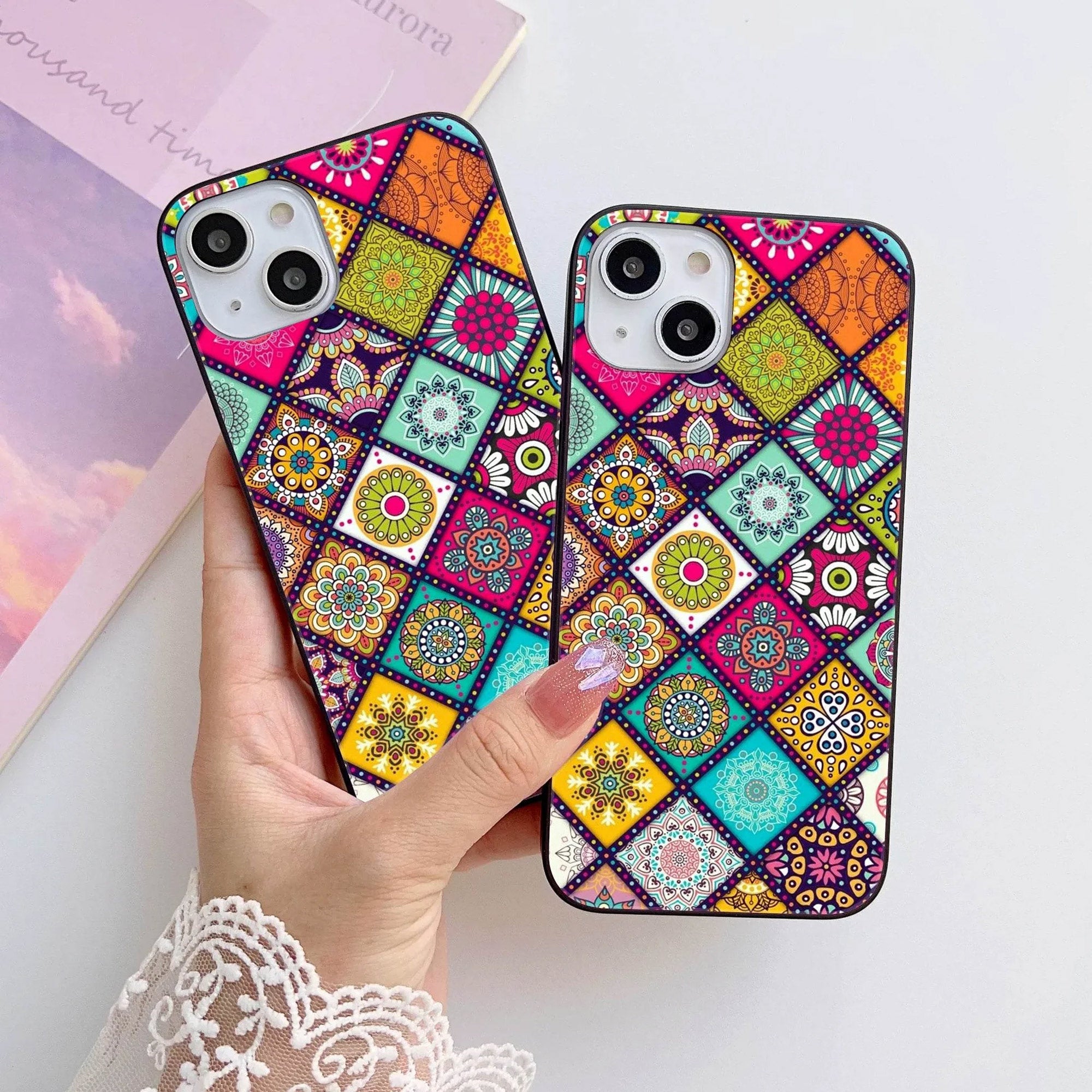 HQ Ultra Shine Premium Metal Phone Case All Models Design-007 Premium Glossy Phone Case