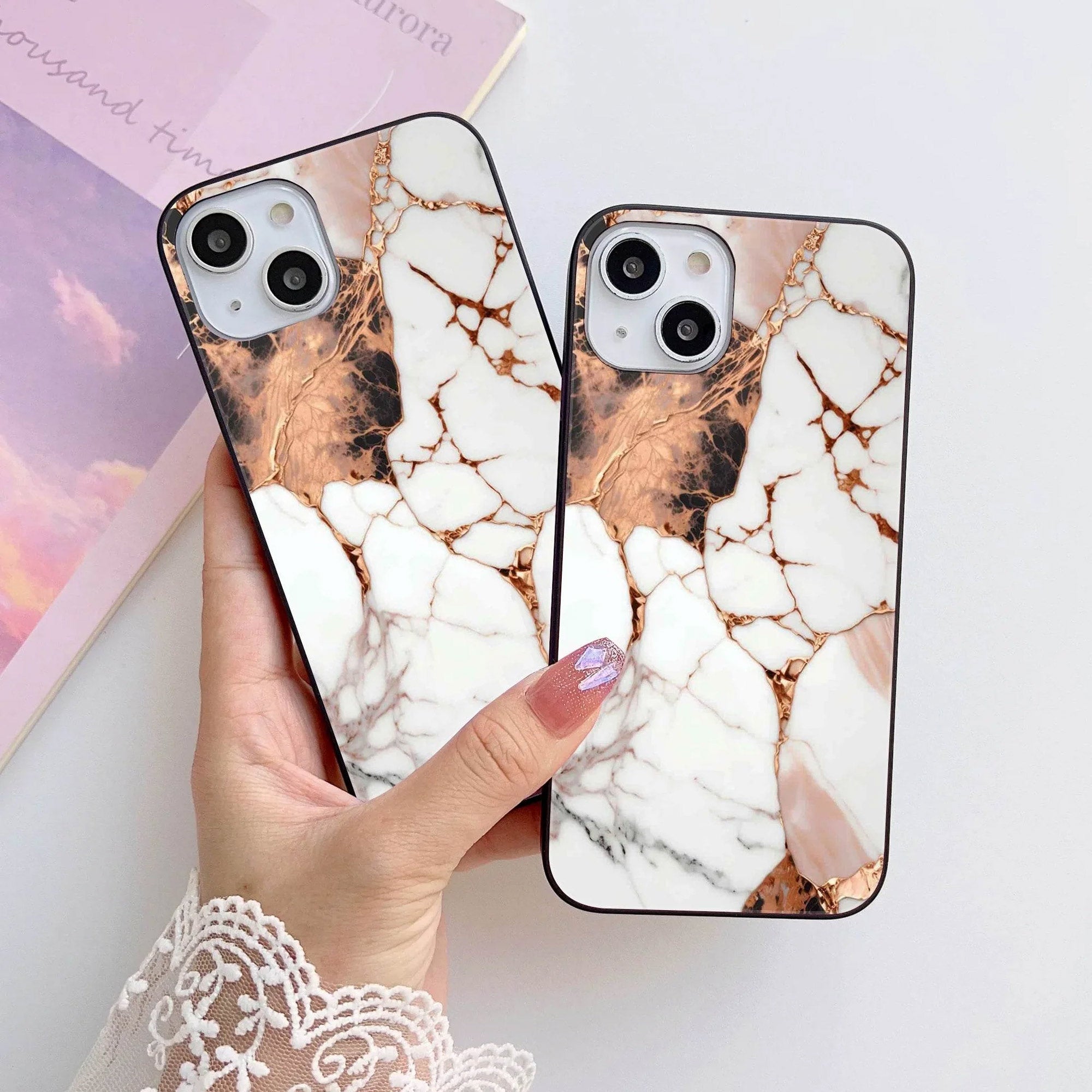 HQ Ultra Shine Premium Metal Phone Case All Models Design-011 Premium Glossy Phone Case