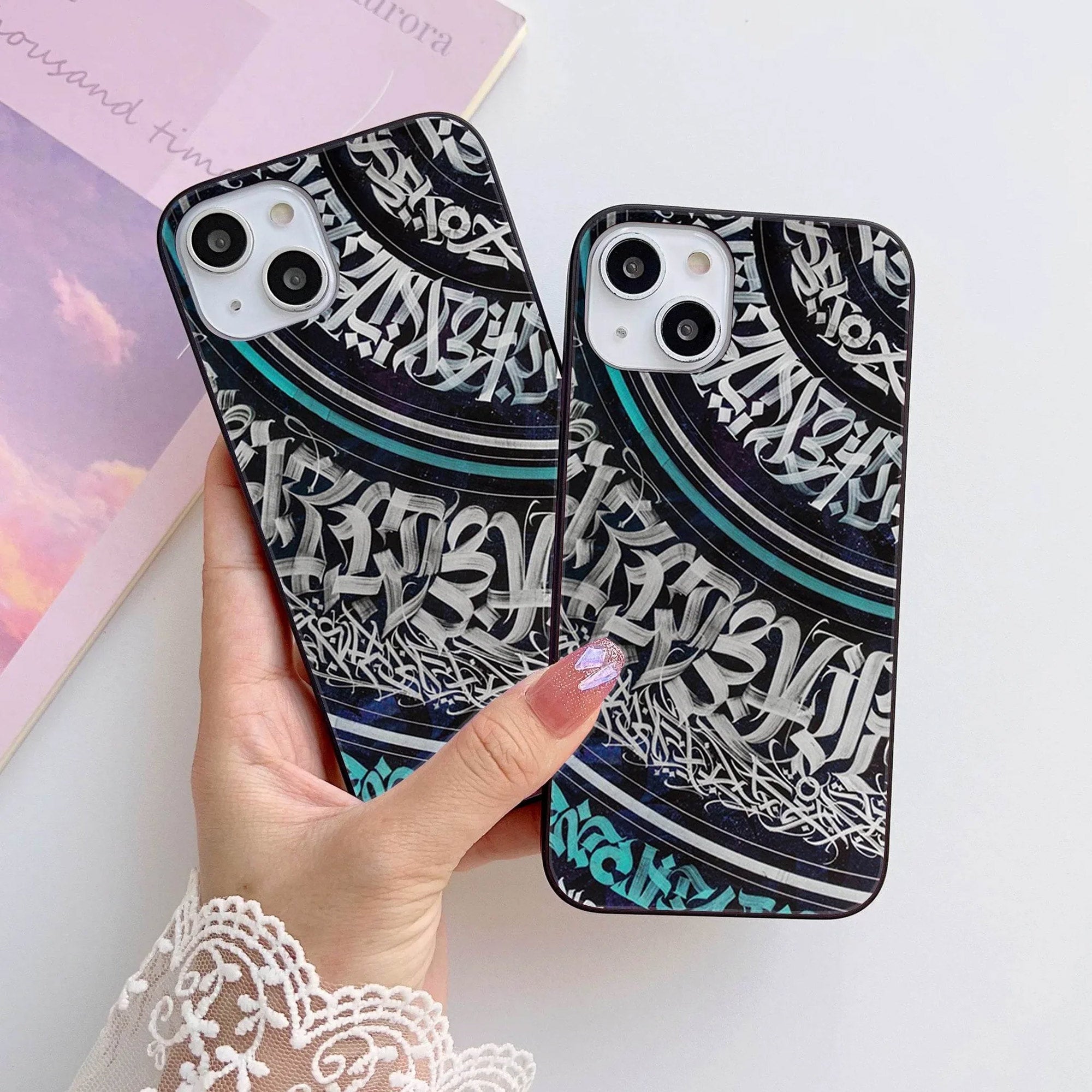 HQ Ultra Shine Premium Metal Phone Case All Models Design-013 Premium Glossy Phone Case