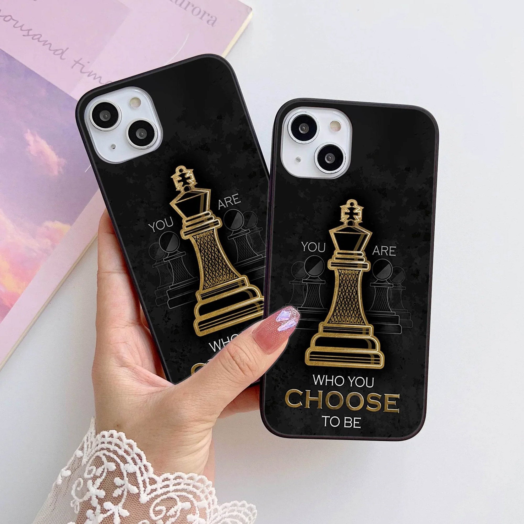 HQ Ultra Shine Premium Metal Phone Case All Models Design-014 Premium Glossy Phone Case