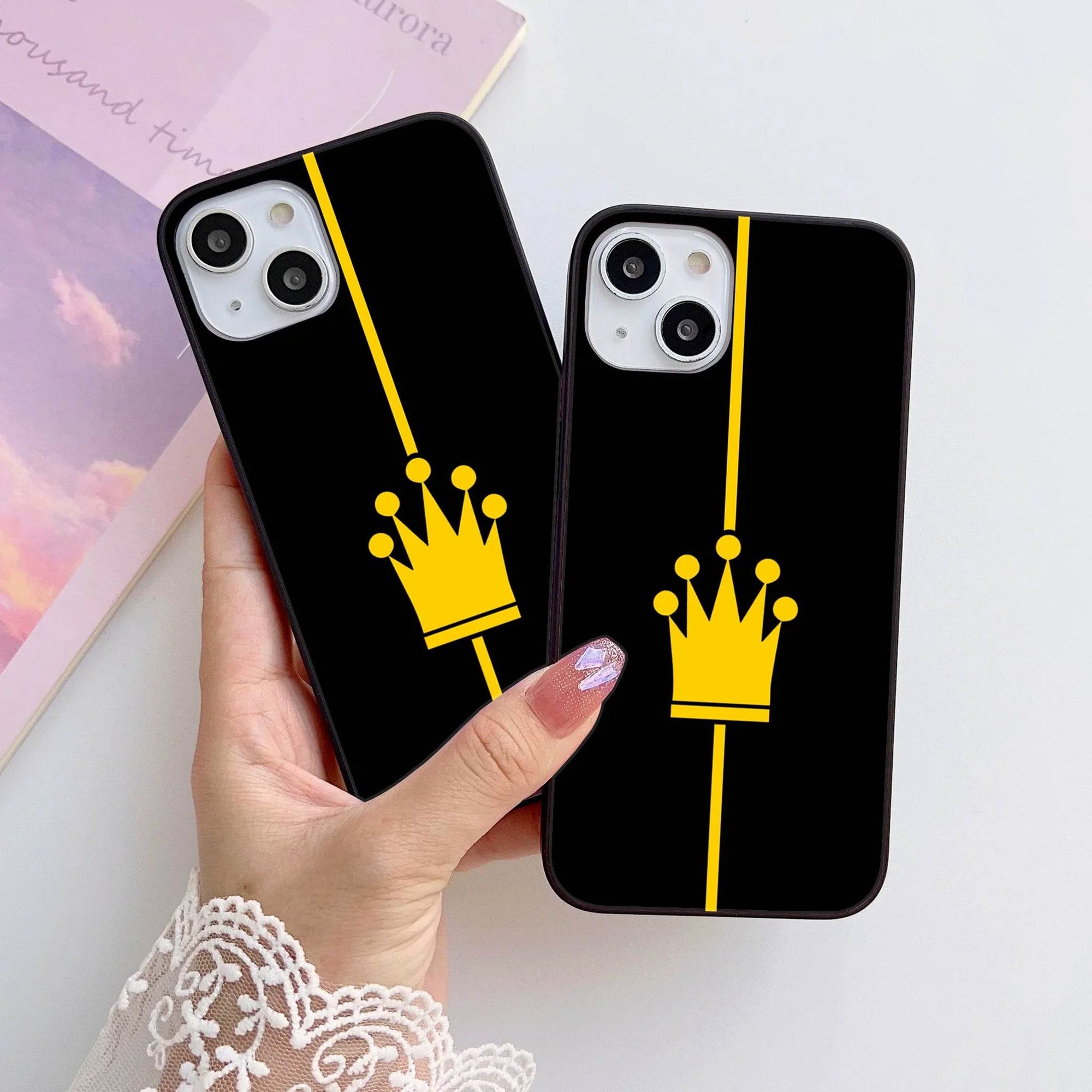 HQ Ultra Shine Premium Metal Phone Case All Models Design-020 Premium Glossy Phone Case