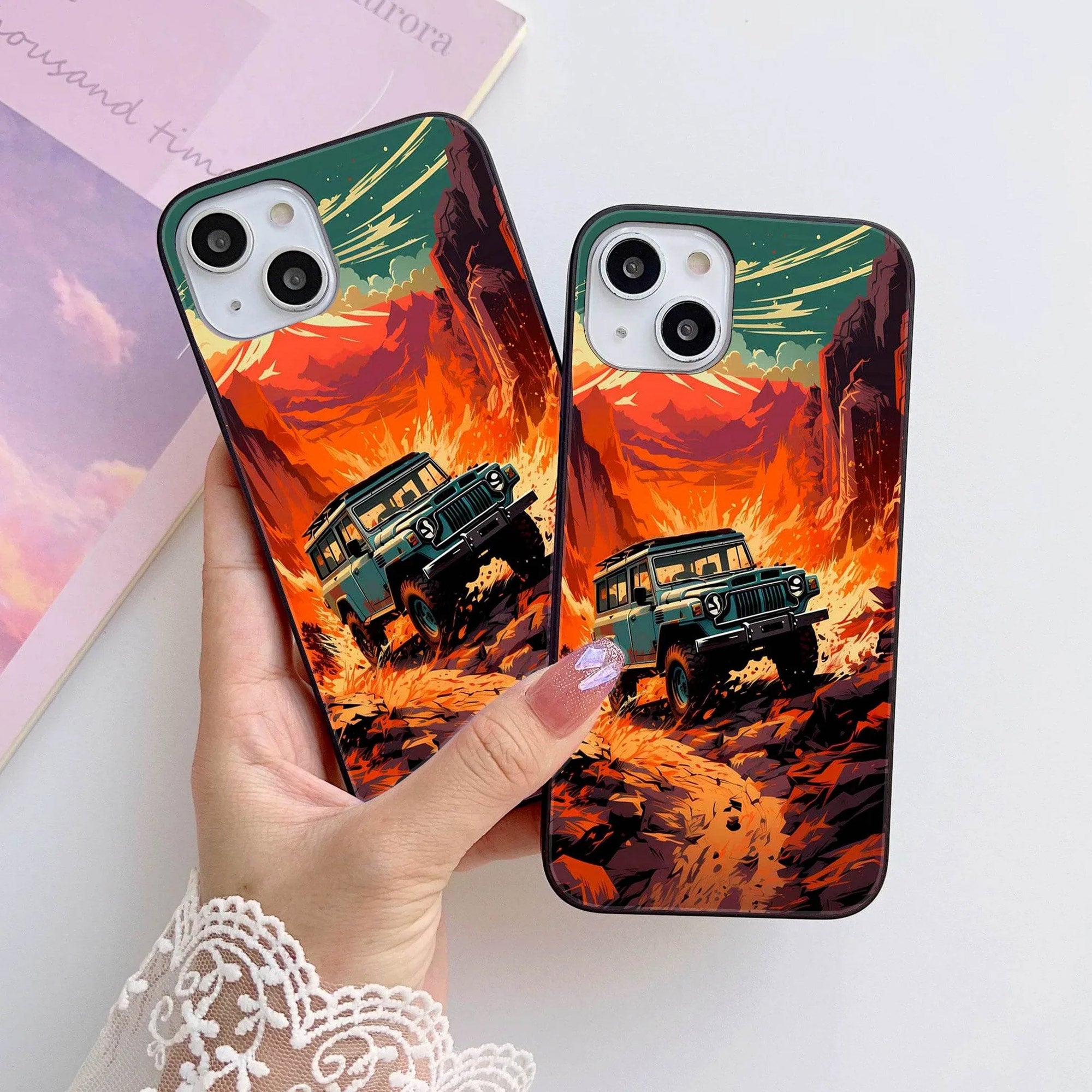 HQ Ultra Shine Premium Metal Phone Case All Models Design-023 Premium Glossy Phone Case