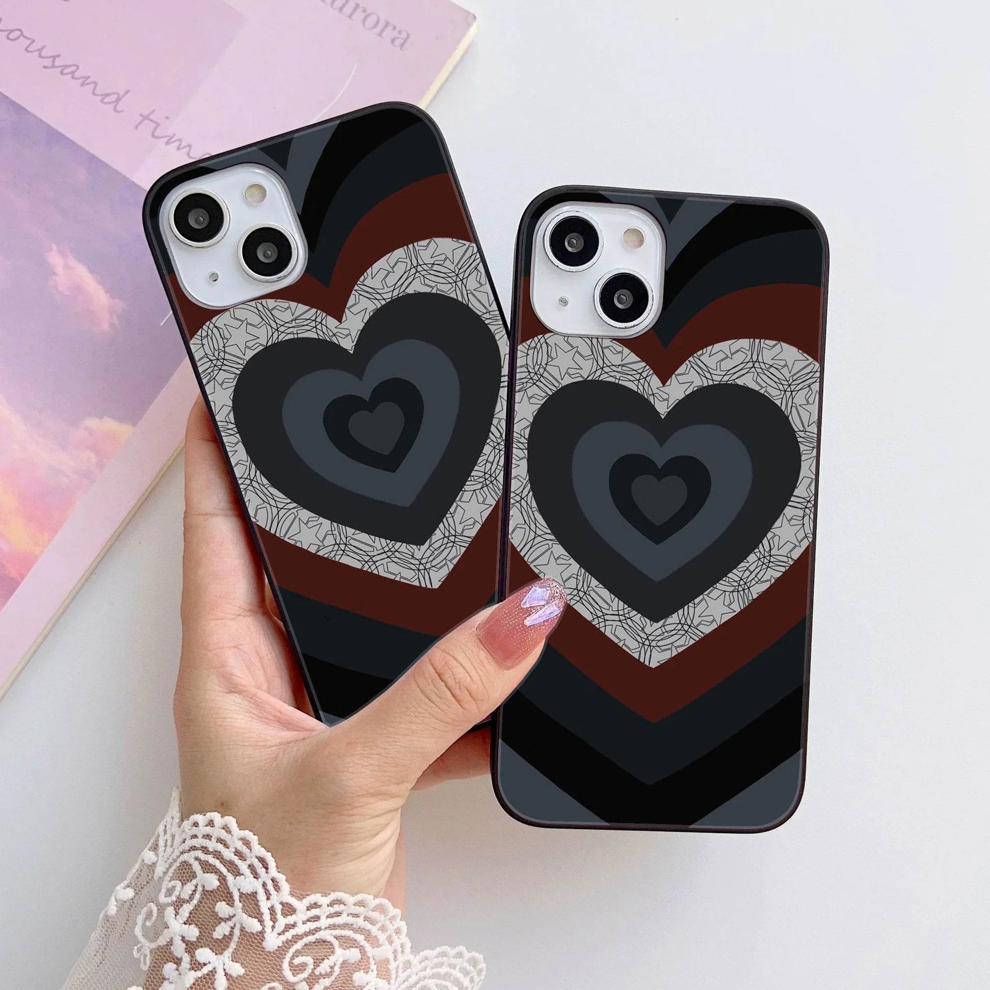 HQ Ultra Shine Premium Metal Phone Case All Models Design-026 Premium Glossy Phone Case