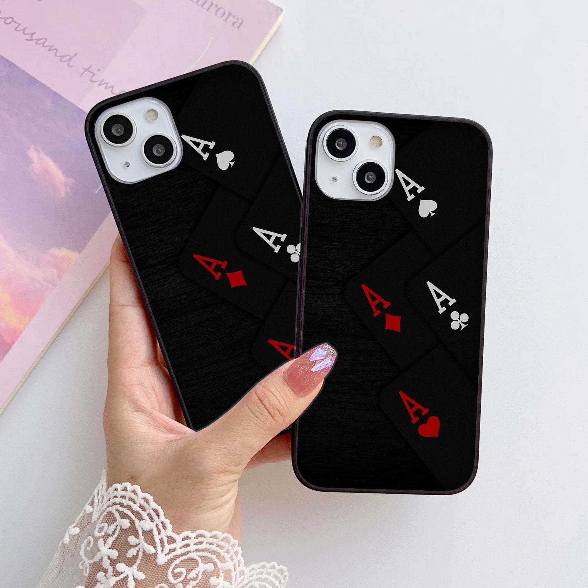 HQ Ultra Shine Premium Metal Phone Case All Models Design-034 Premium Glossy Phone Case