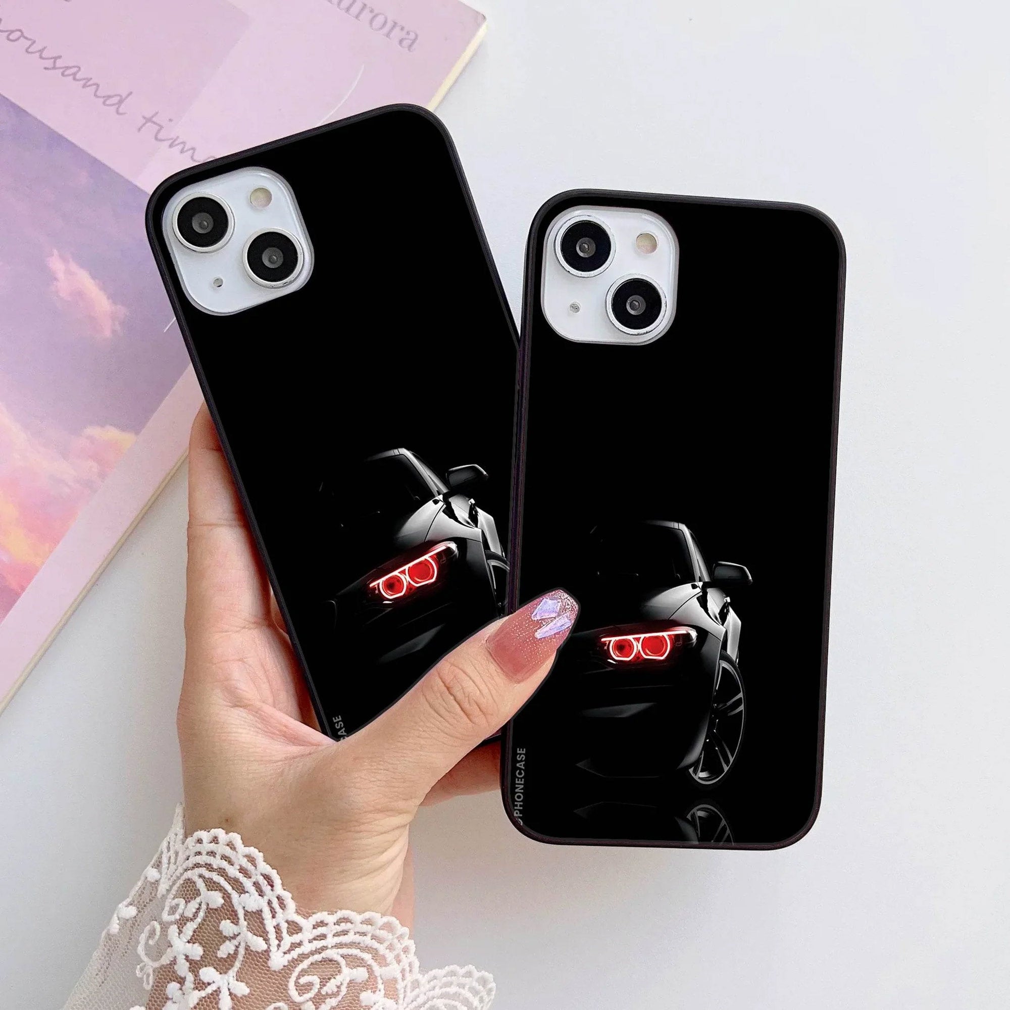 HQ Ultra Shine Premium Metal Phone Case All Models Design-035 Premium Glossy Phone Case