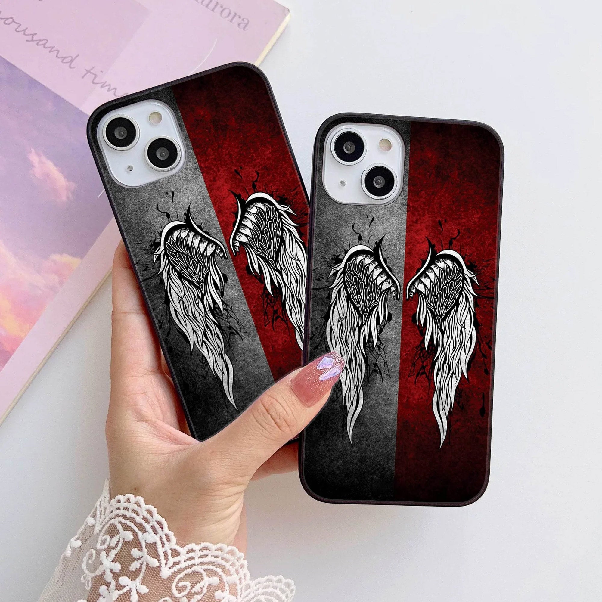 HQ Ultra Shine Premium Metal Phone Case All Models Design-041 Premium Glossy Phone Case