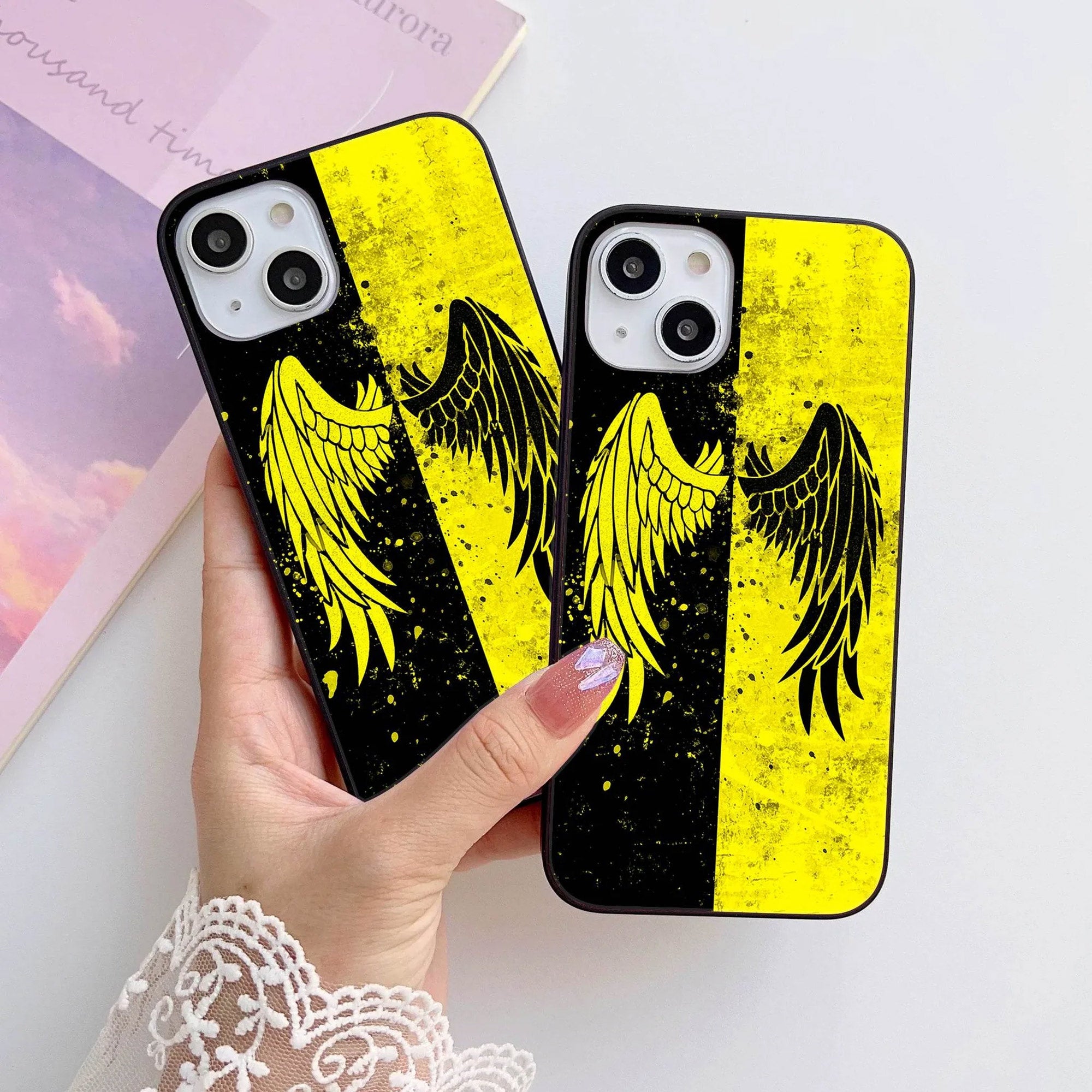 HQ Ultra Shine Premium Metal Phone Case All Models Design-042 Premium Glossy Phone Case