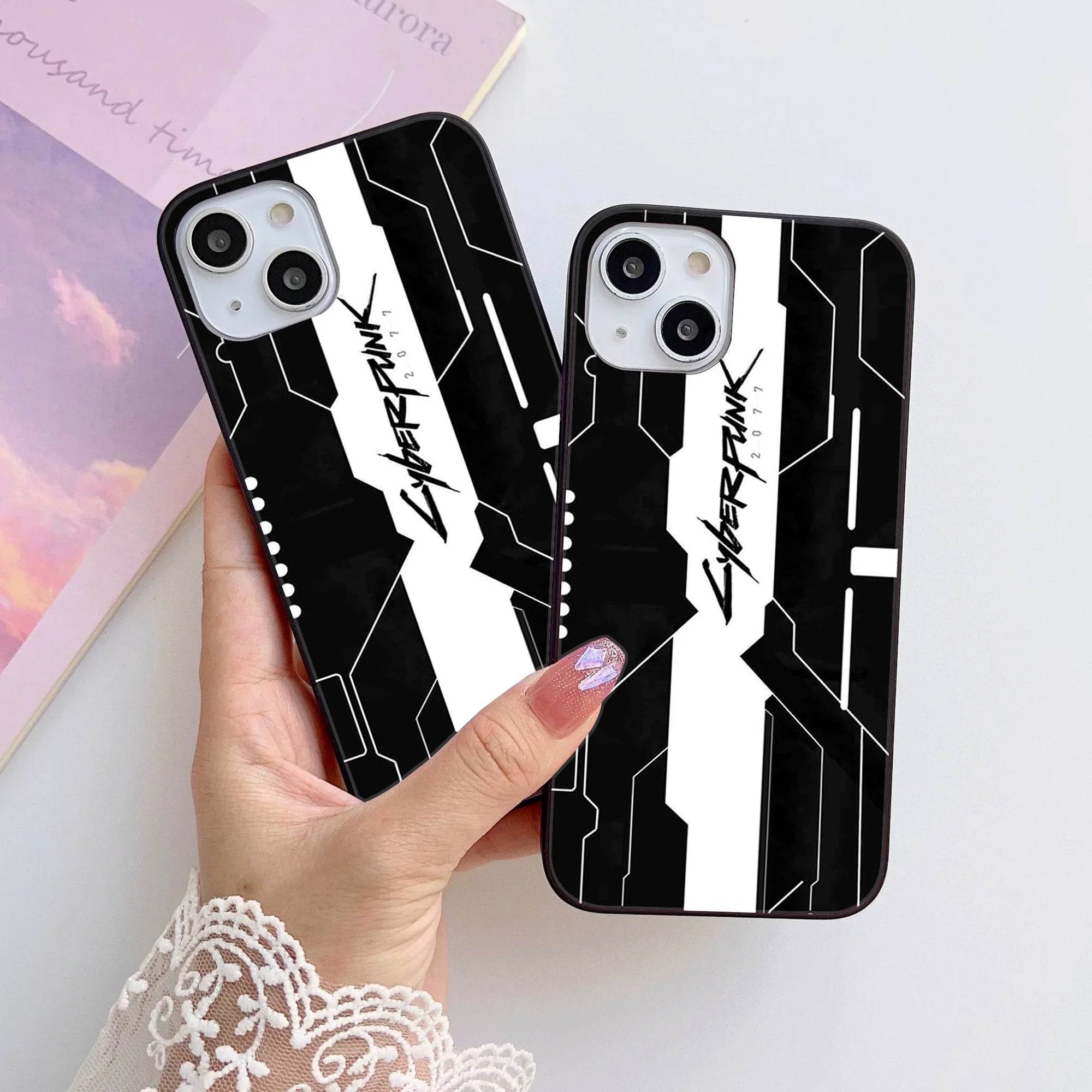 HQ Ultra Shine Premium Metal Phone Case All Models Design-044 Premium Glossy Phone Case