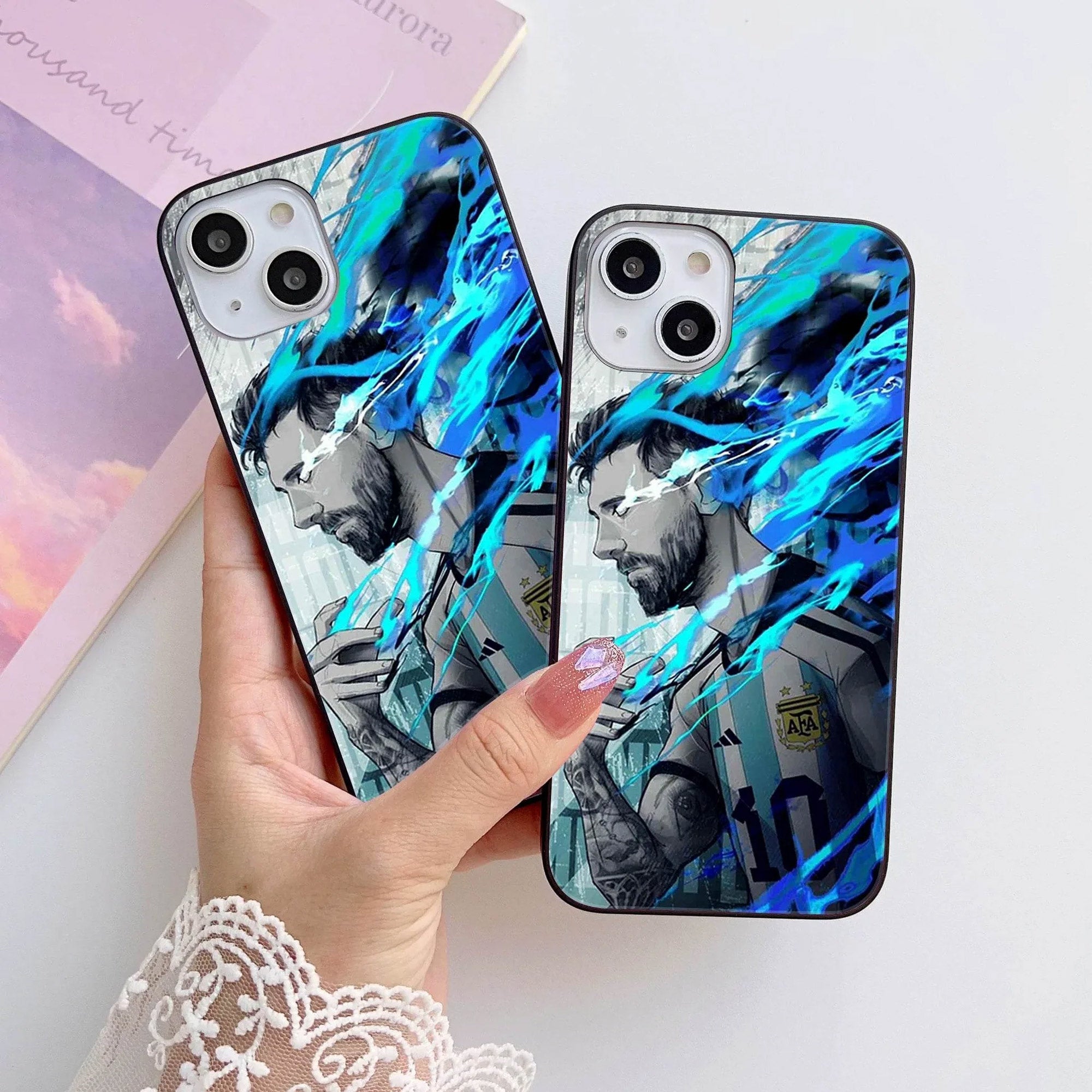 HQ Ultra Shine Premium Metal Phone Case All Models Design-046 Premium Glossy Phone Case