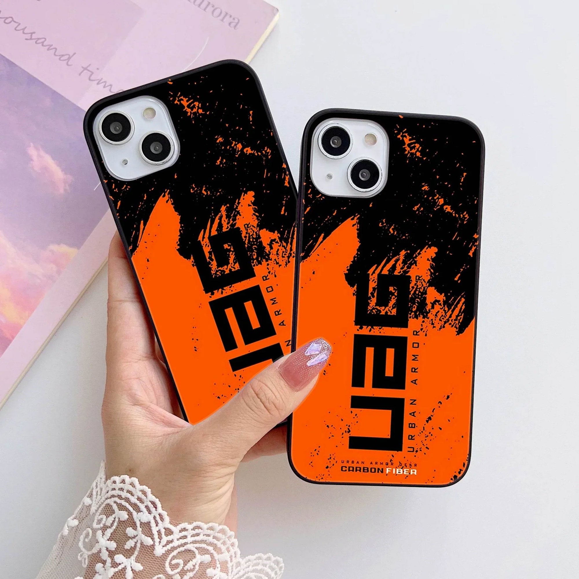 HQ Ultra Shine Premium Metal Phone Case All Models Design-051 Premium Glossy Phone Case