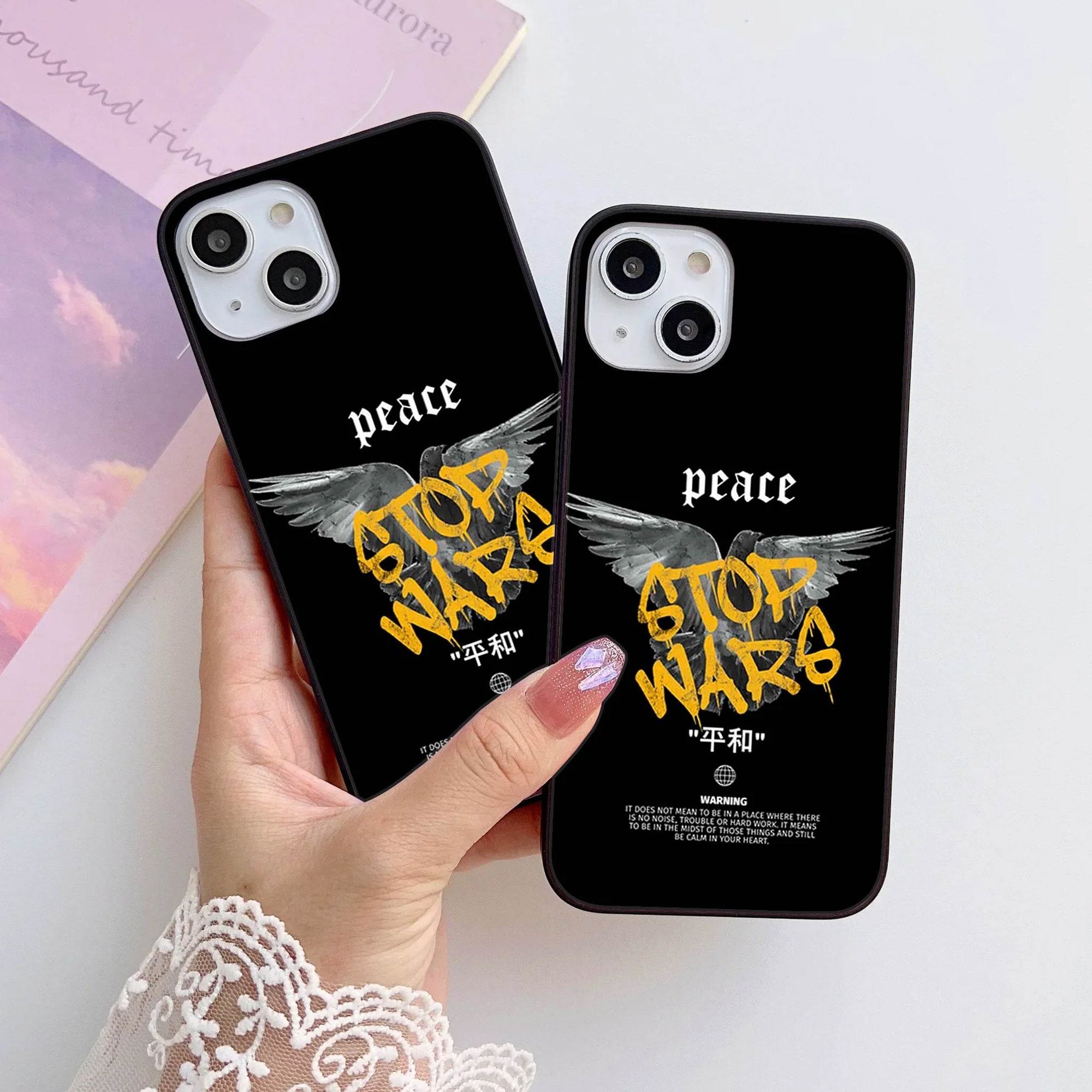 HQ Ultra Shine Premium Metal Phone Case All Models Design-052 Premium Glossy Phone Case