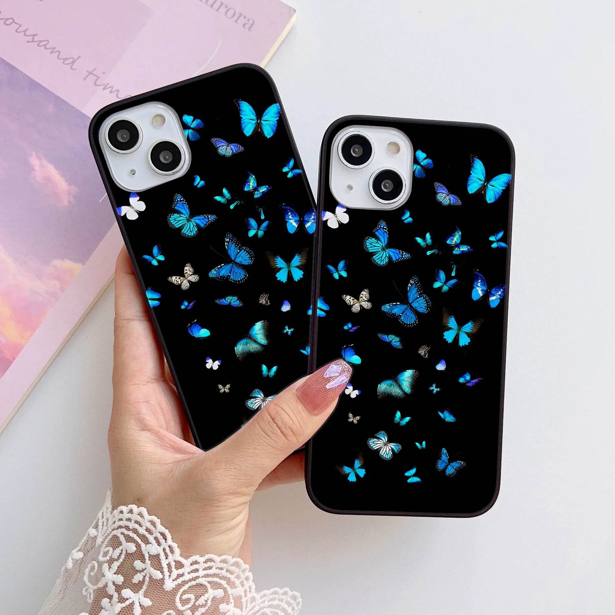 HQ Ultra Shine Premium Metal Phone Case All Models Design-054 Premium Glossy Phone Case