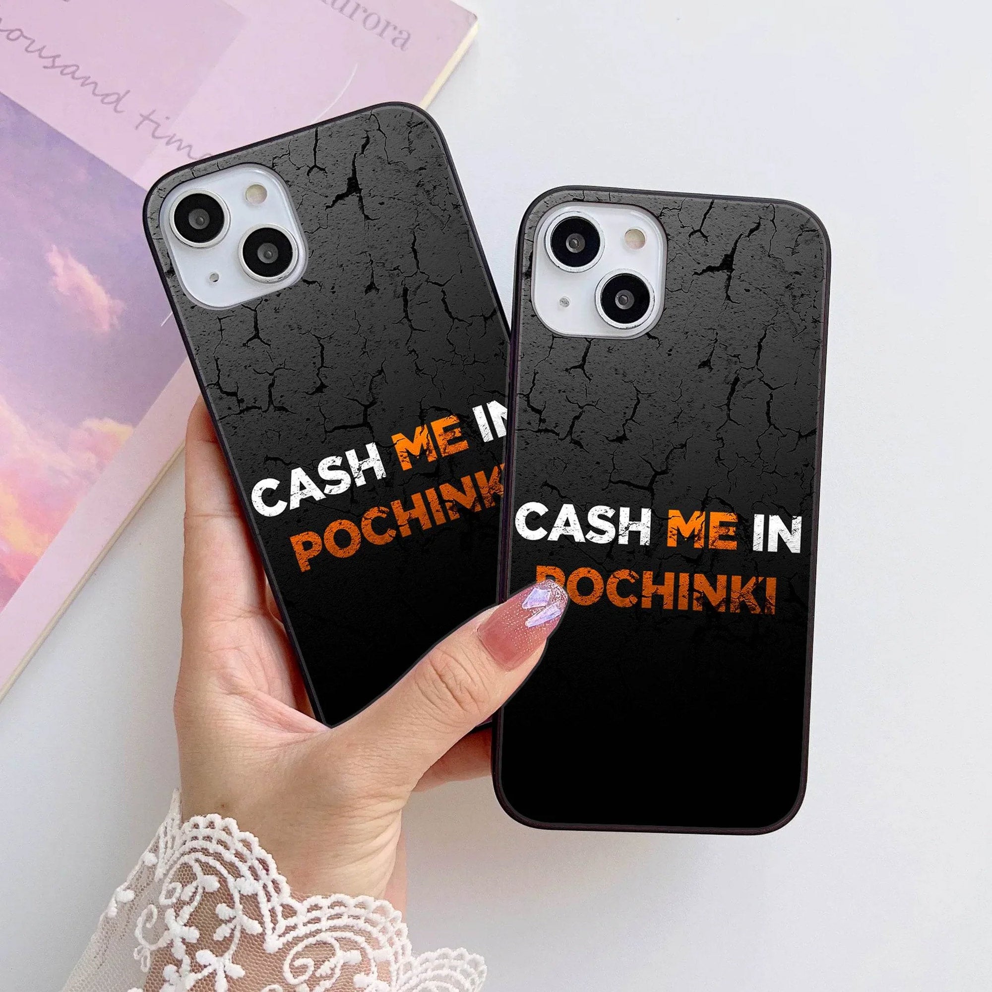 HQ Ultra Shine Premium Metal Phone Case All Models Design-057 Premium Glossy Phone Case