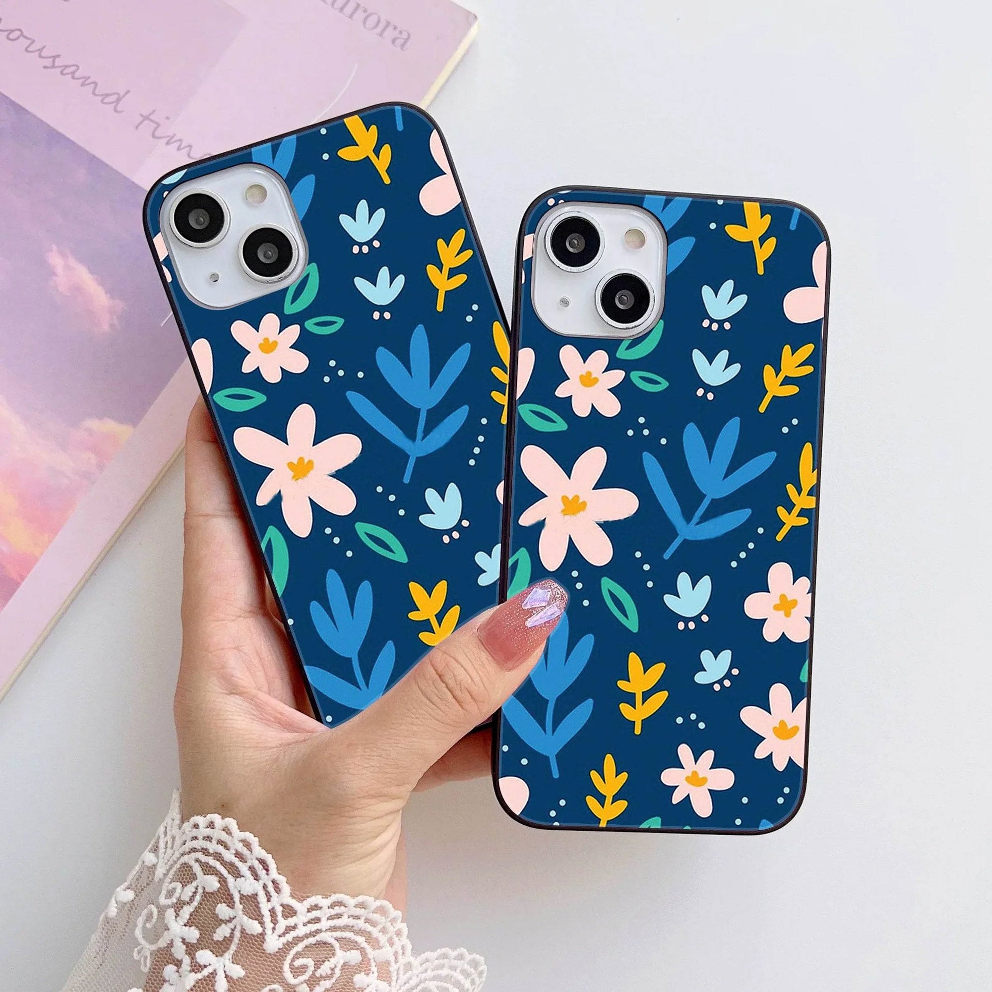 HQ Ultra Shine Premium Metal Phone Case All Models Design-078 Premium Glossy Phone Case