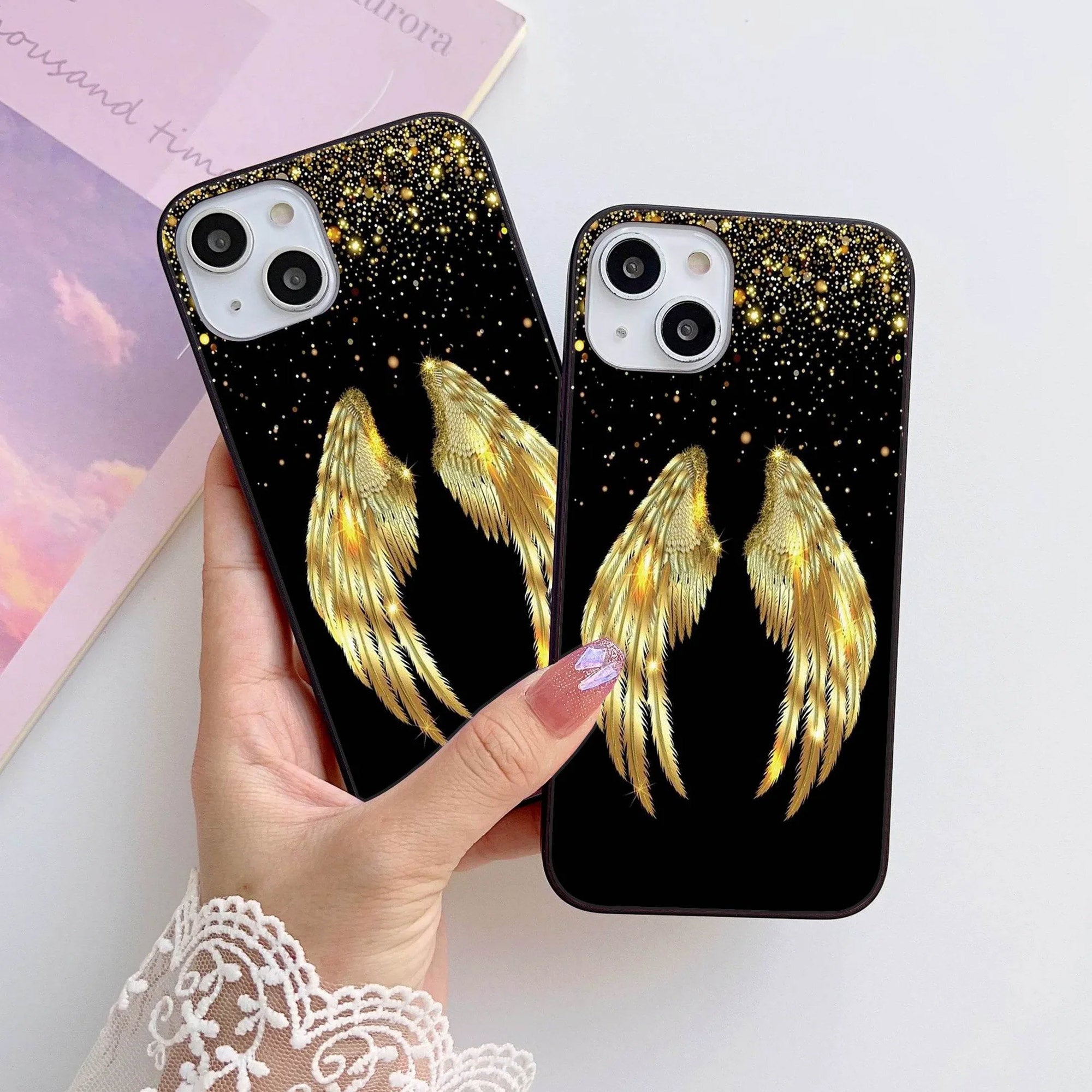 HQ Ultra Shine Premium Metal Phone Case All Models Design-107 Premium Glossy Phone Case