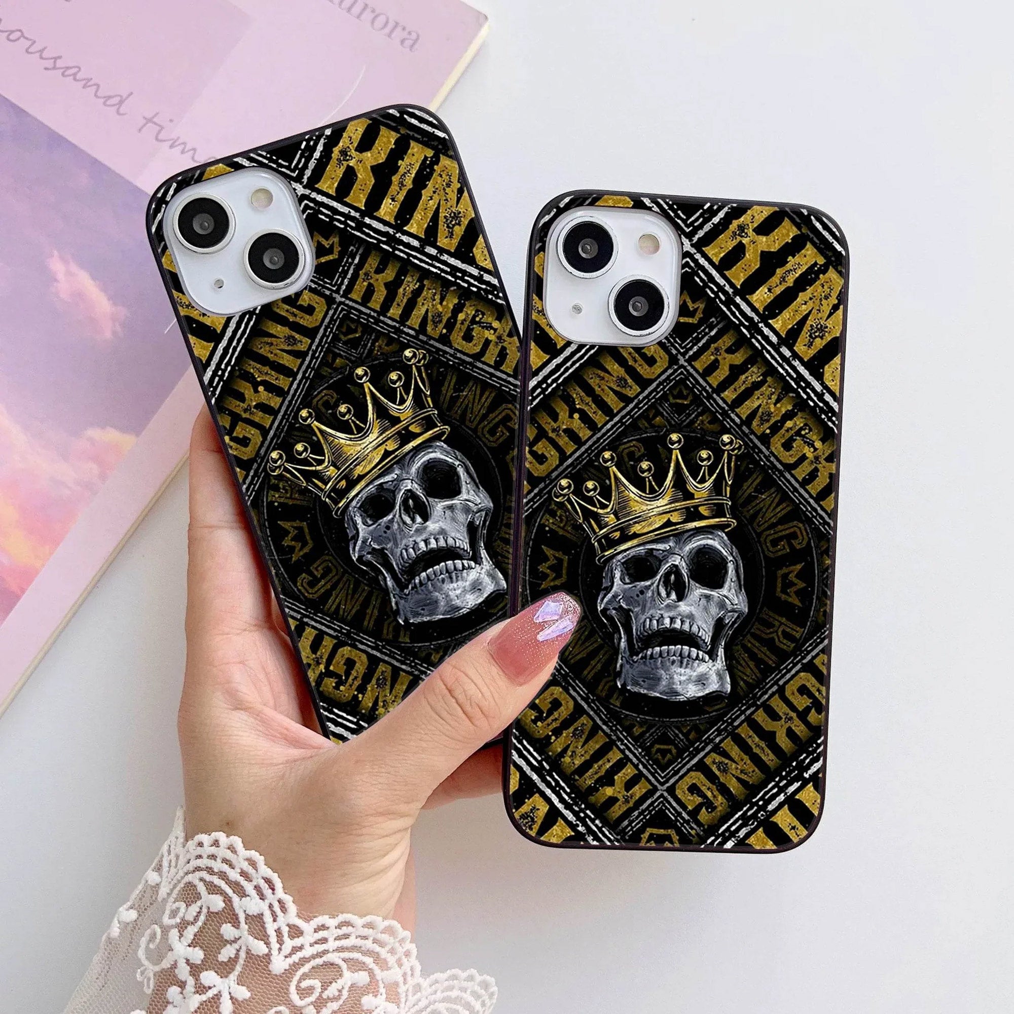 HQ Ultra Shine Premium Metal Phone Case All Models Design-119 Premium Glossy Phone Case