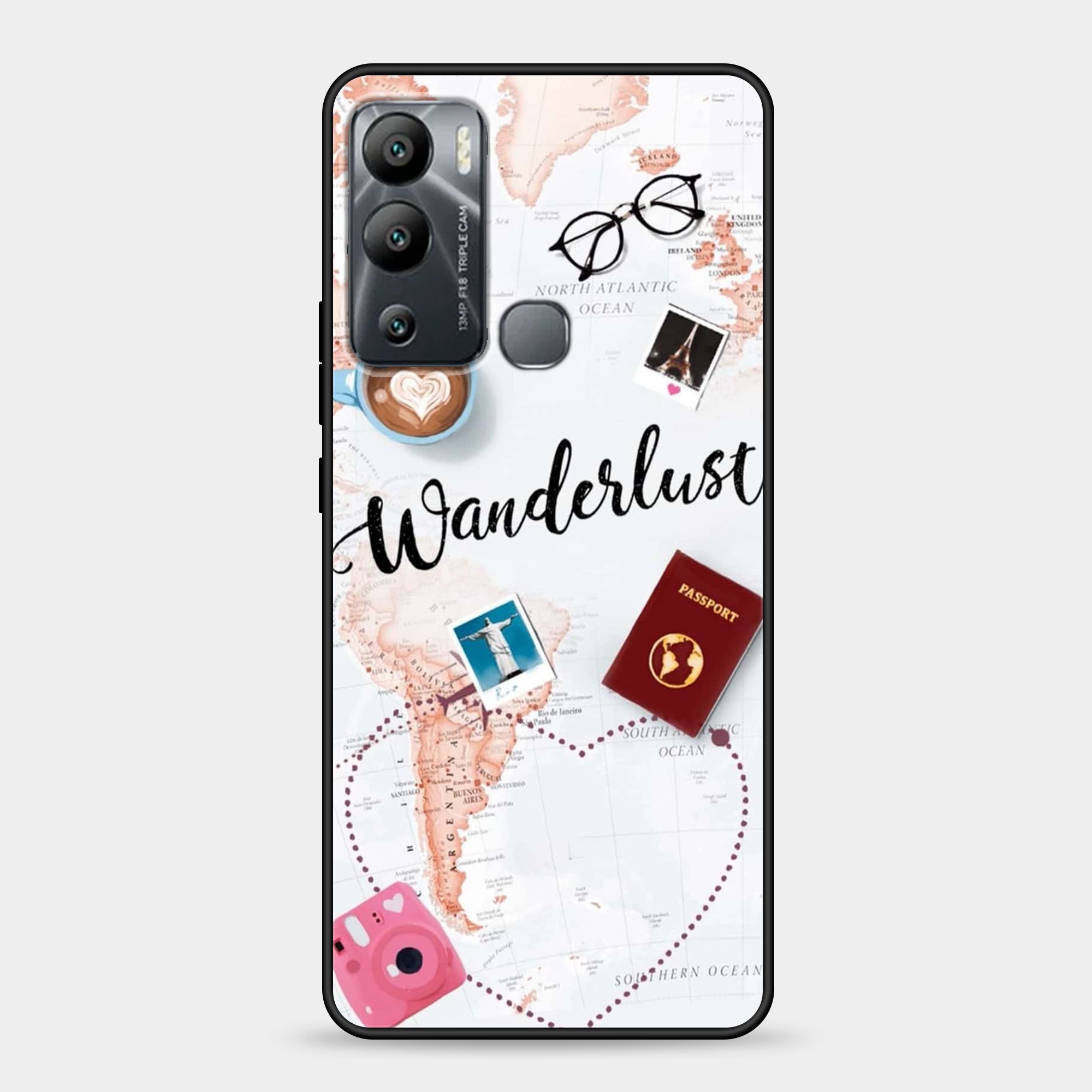 Infinix Hot 12i Design-092 Premium Glossy Phone Case