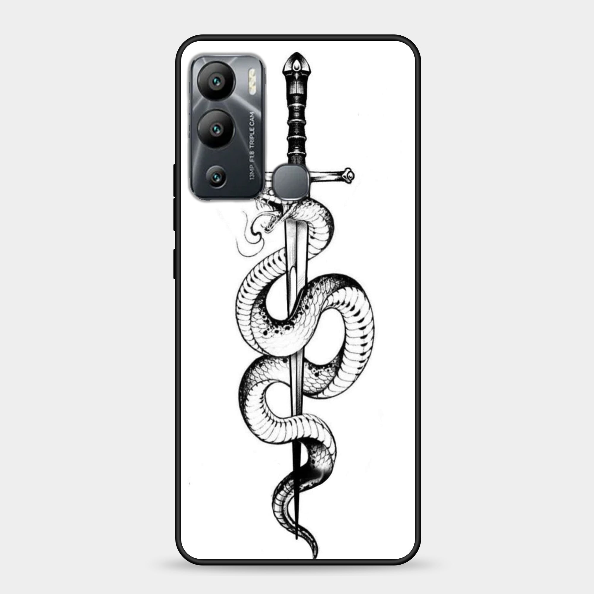 Infinix Hot 12i Design-136 Premium Glossy Phone Case