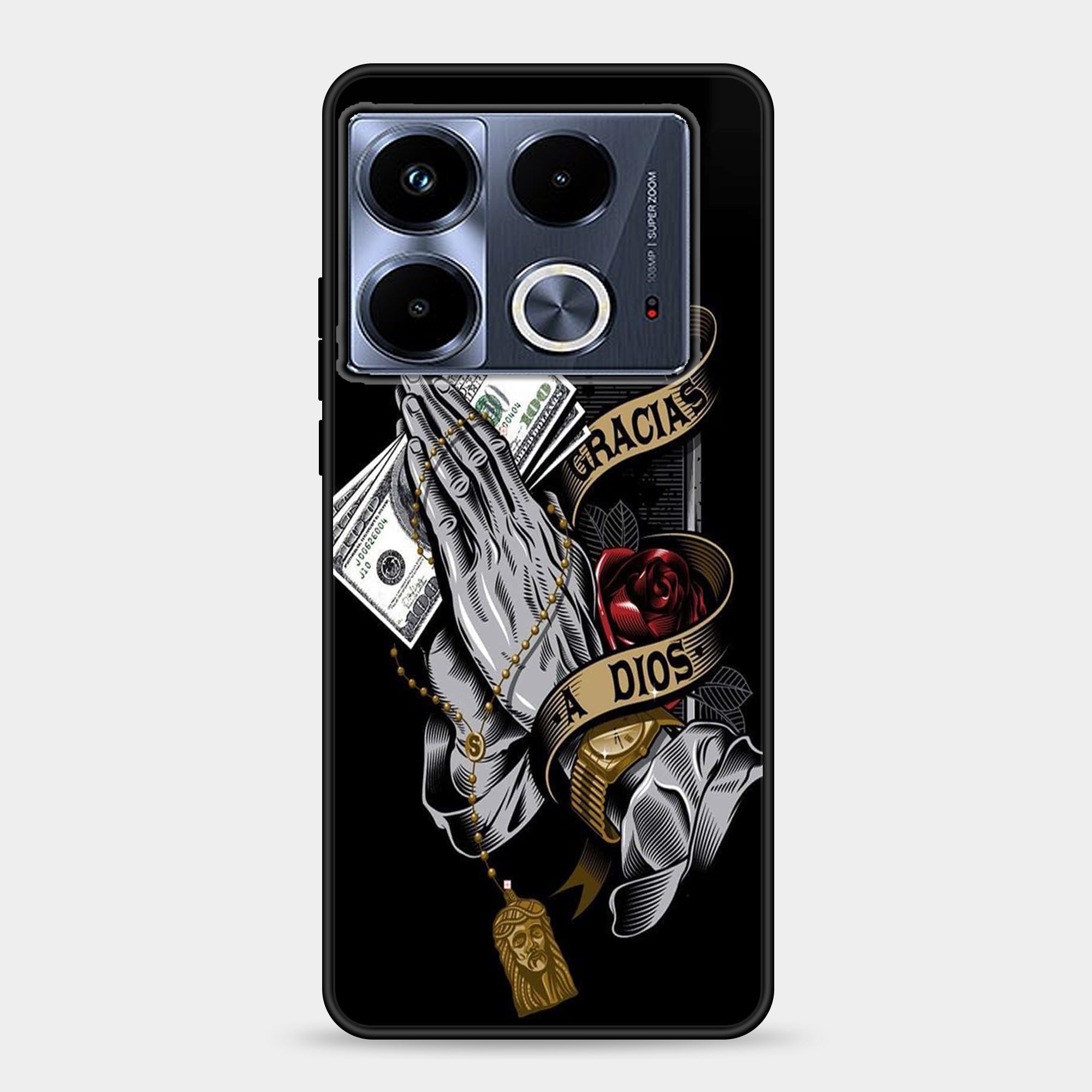 Infinix Note 40 4G Design-002 Premium Glossy Phone Case