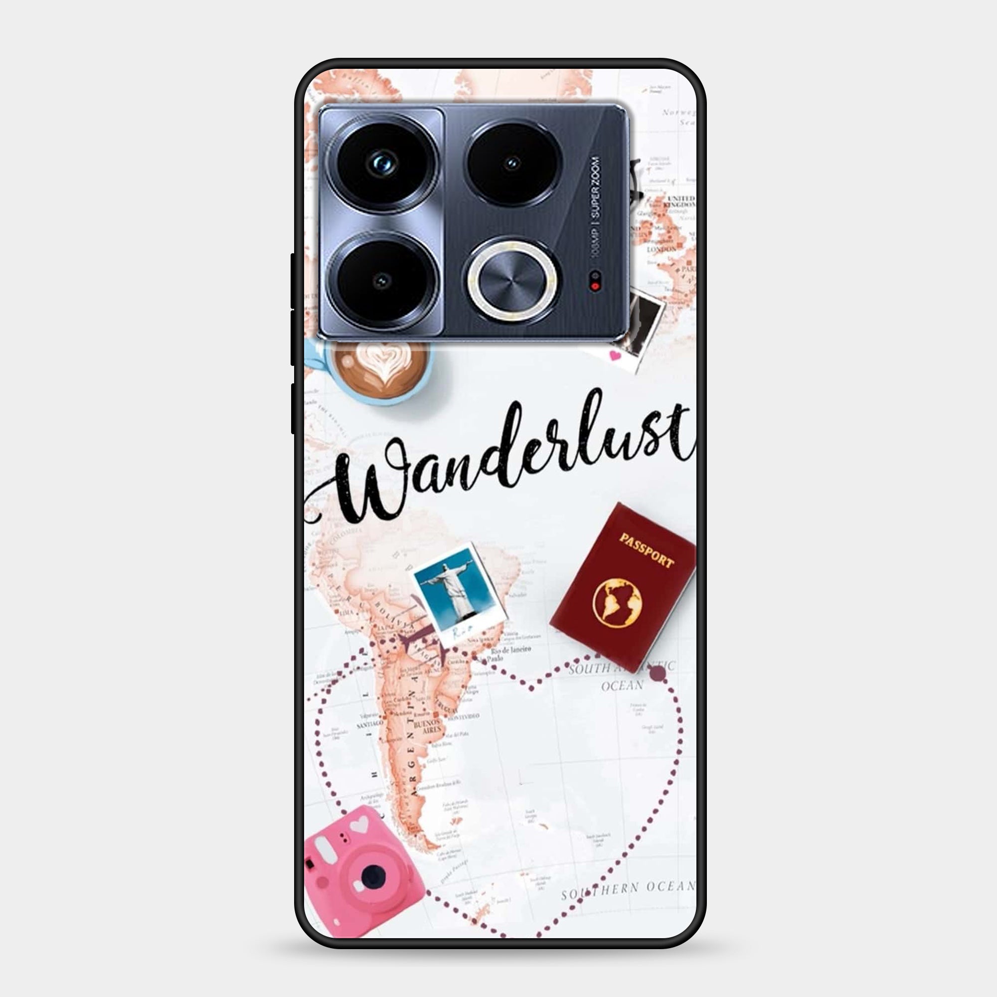 Infinix Note 40 4G Design-092 Premium Glossy Phone Case