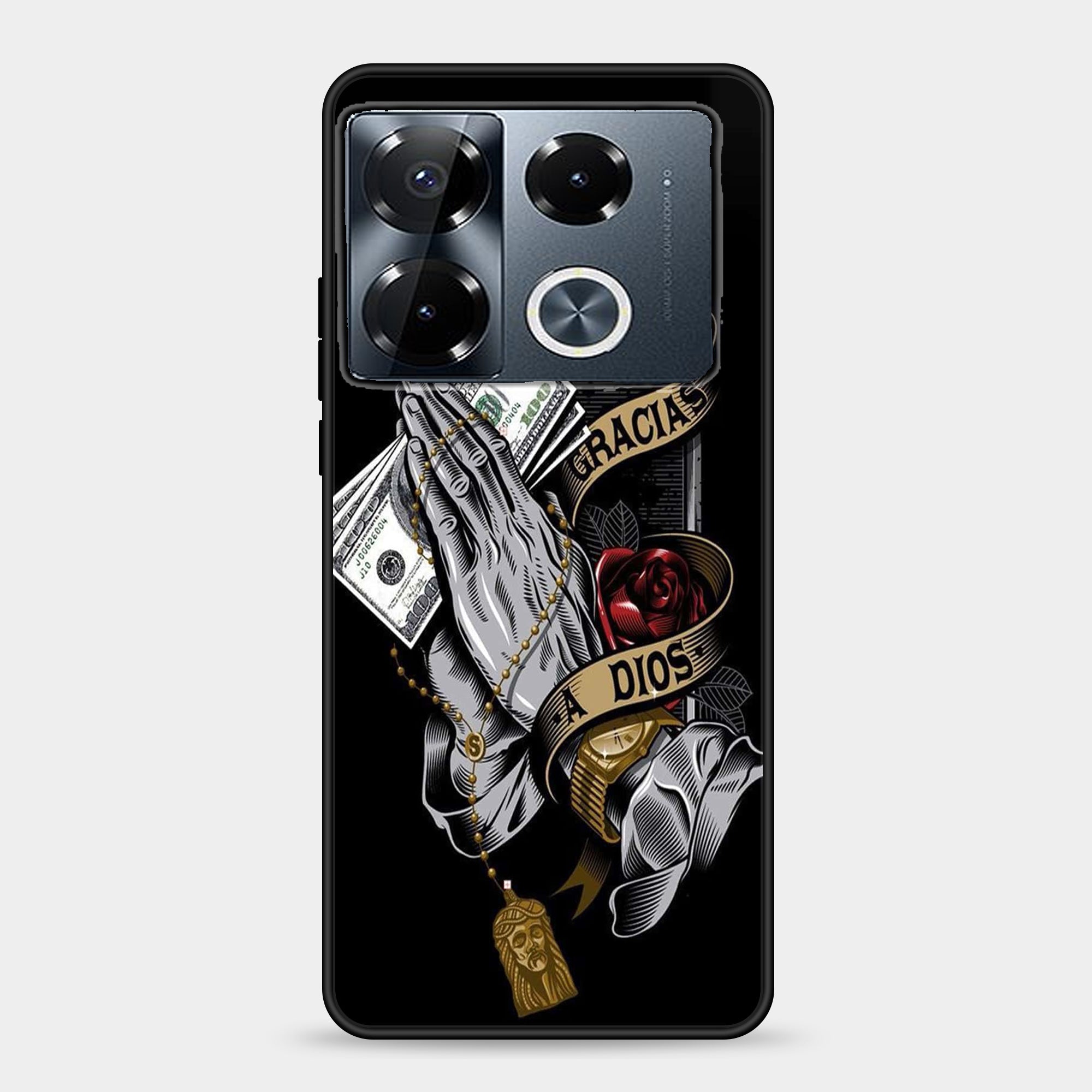 Infinix Note 40 Pro Design-002 Premium Glossy Phone Case