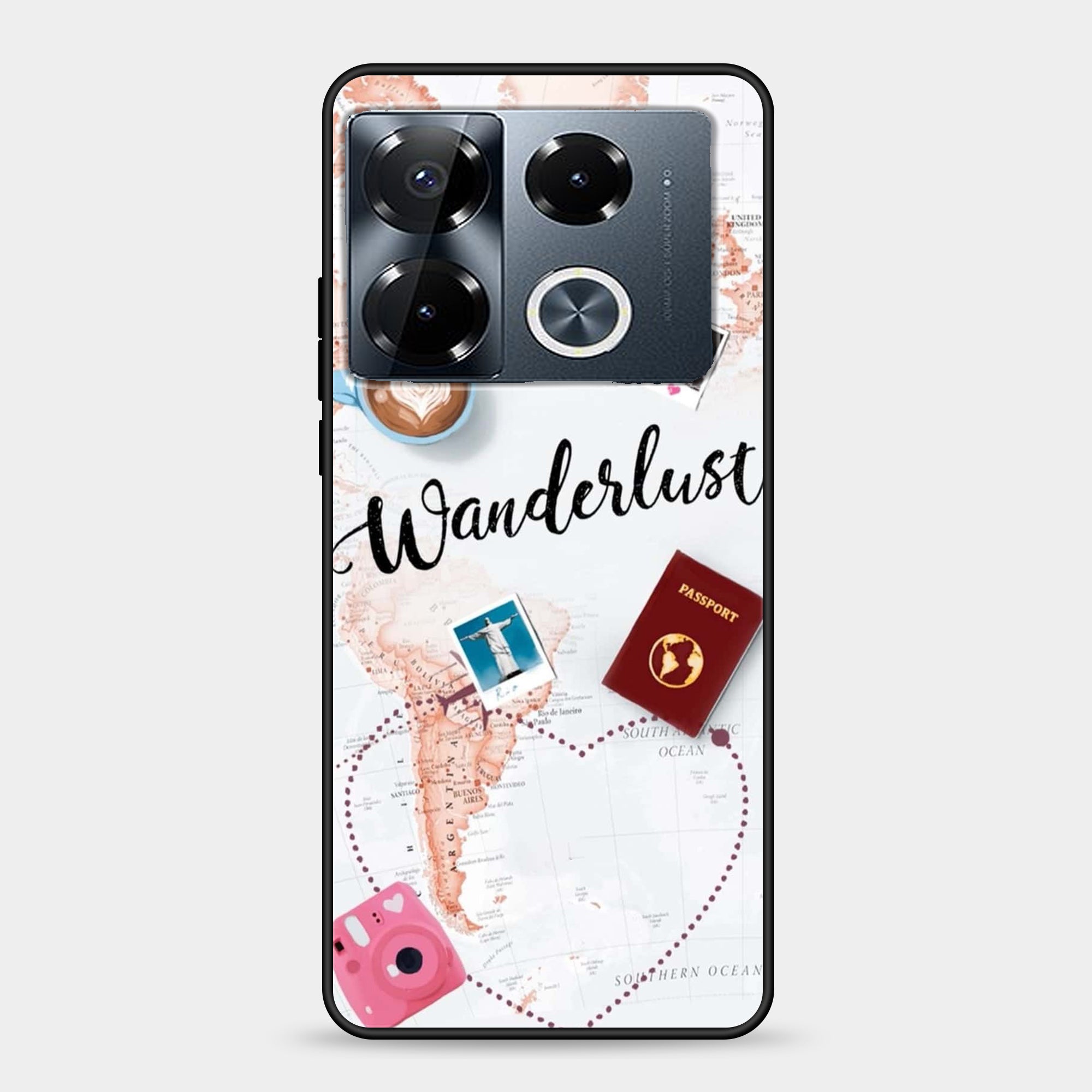 Infinix Note 40 Pro Design-092 Premium Glossy Phone Case