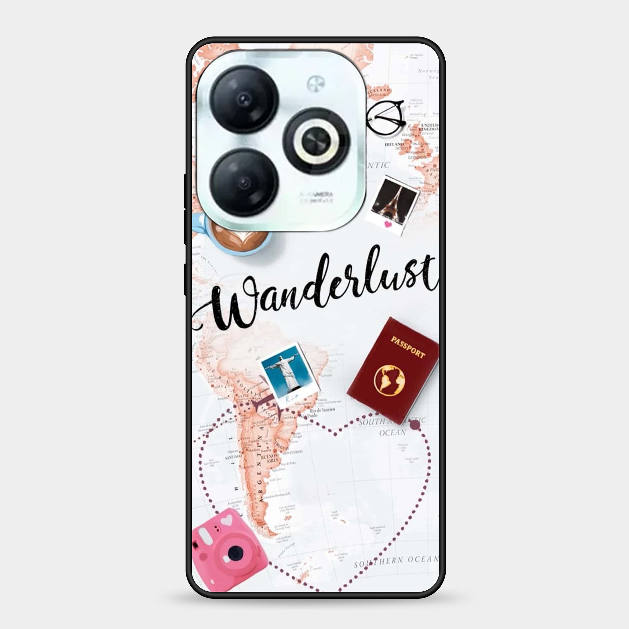 Infinix Smart 8 Design-092 Premium Glossy Phone Case