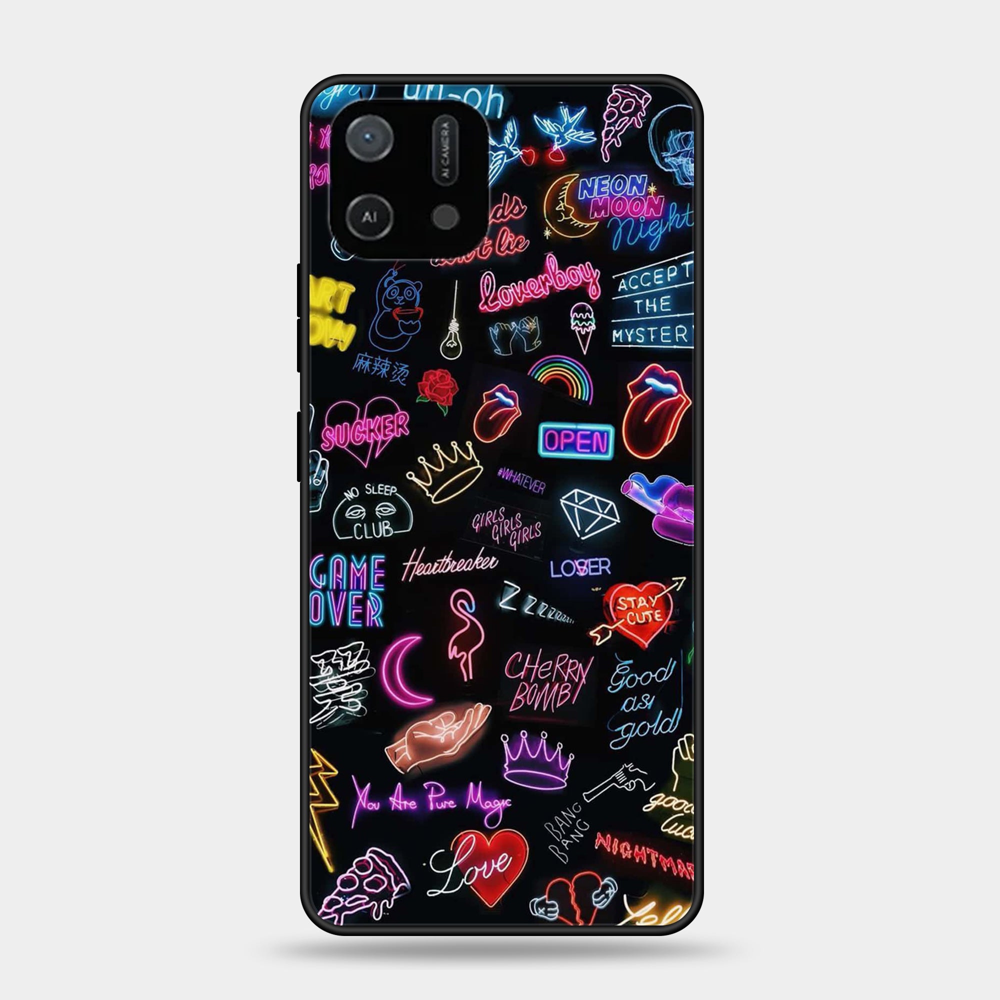 OPPO A16k Design-074 Premium Glossy Phone Case