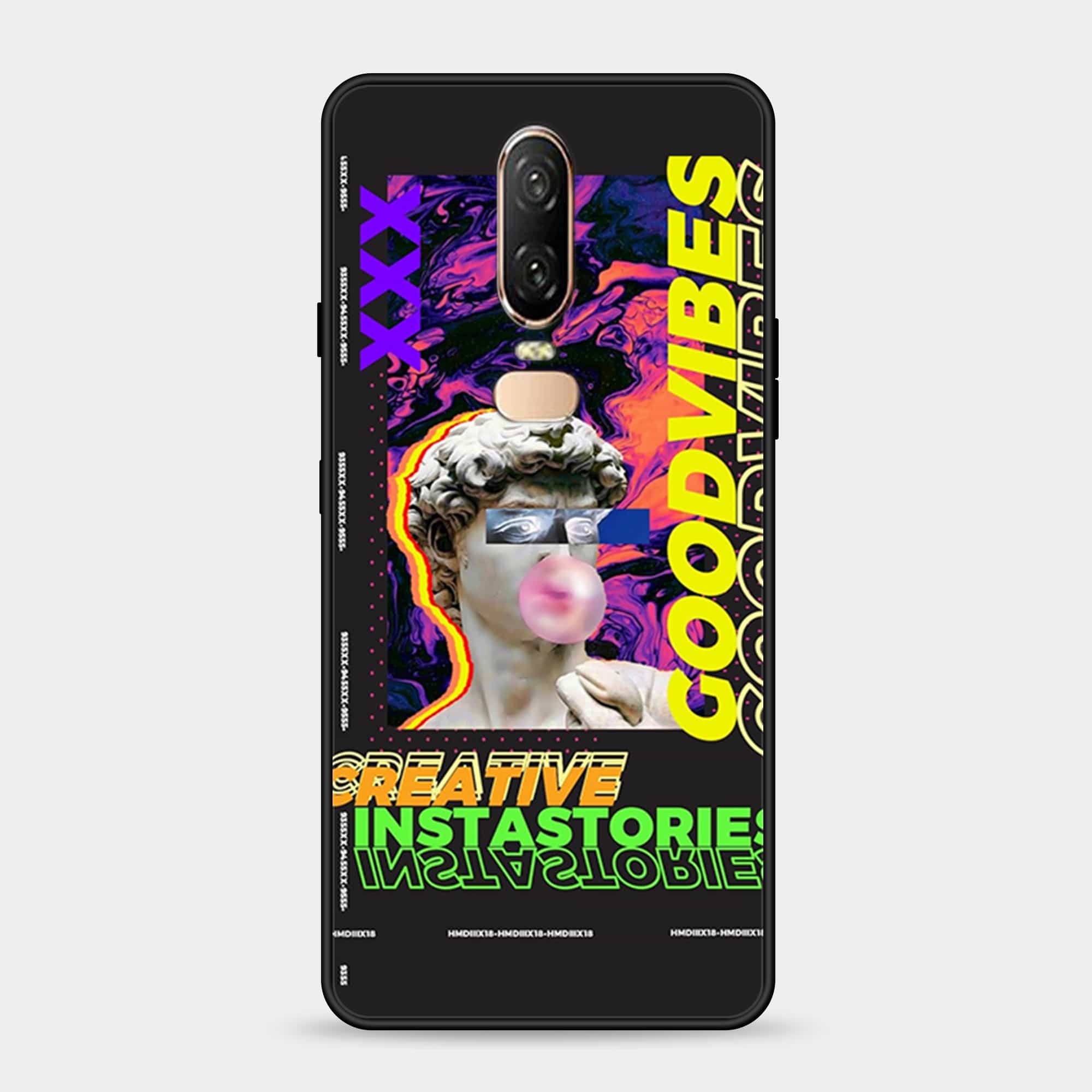 Oneplus 6 Design-074 Premium Glossy Phone Case