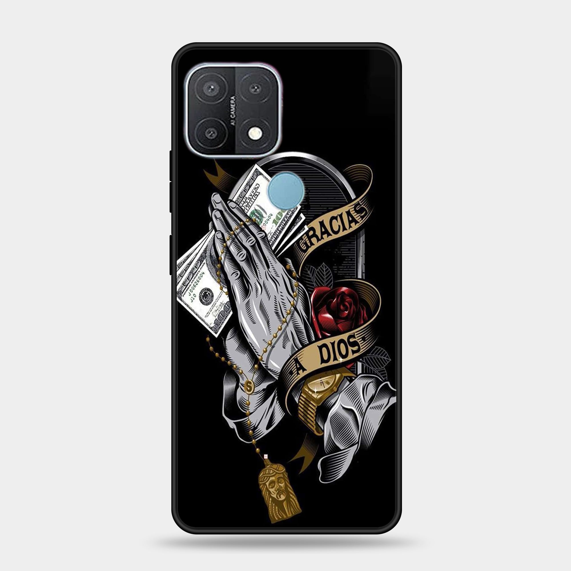 Oppo A15s Design-002 Premium Glossy Phone Case