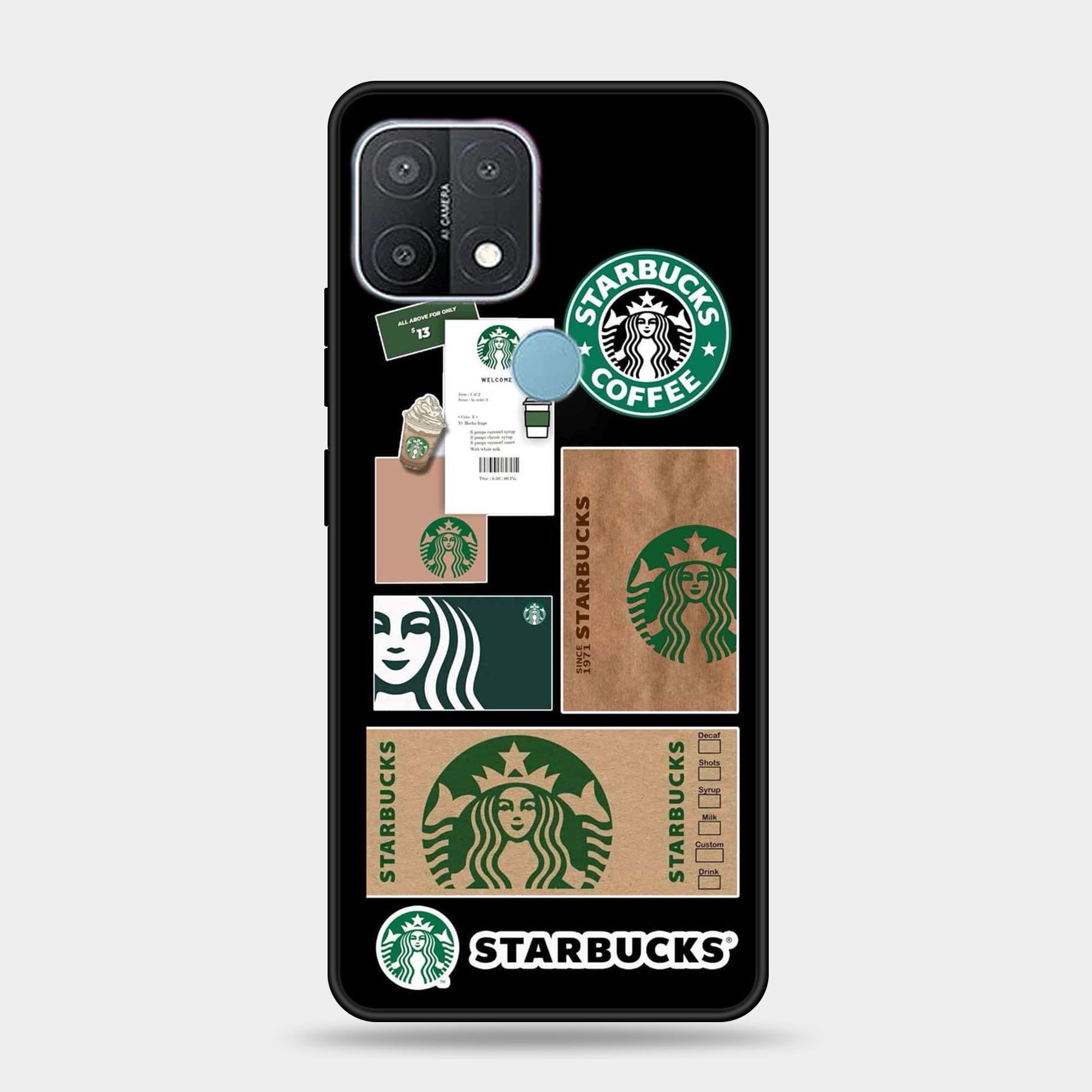 Oppo A15s Design-013 Premium Glossy Phone Case