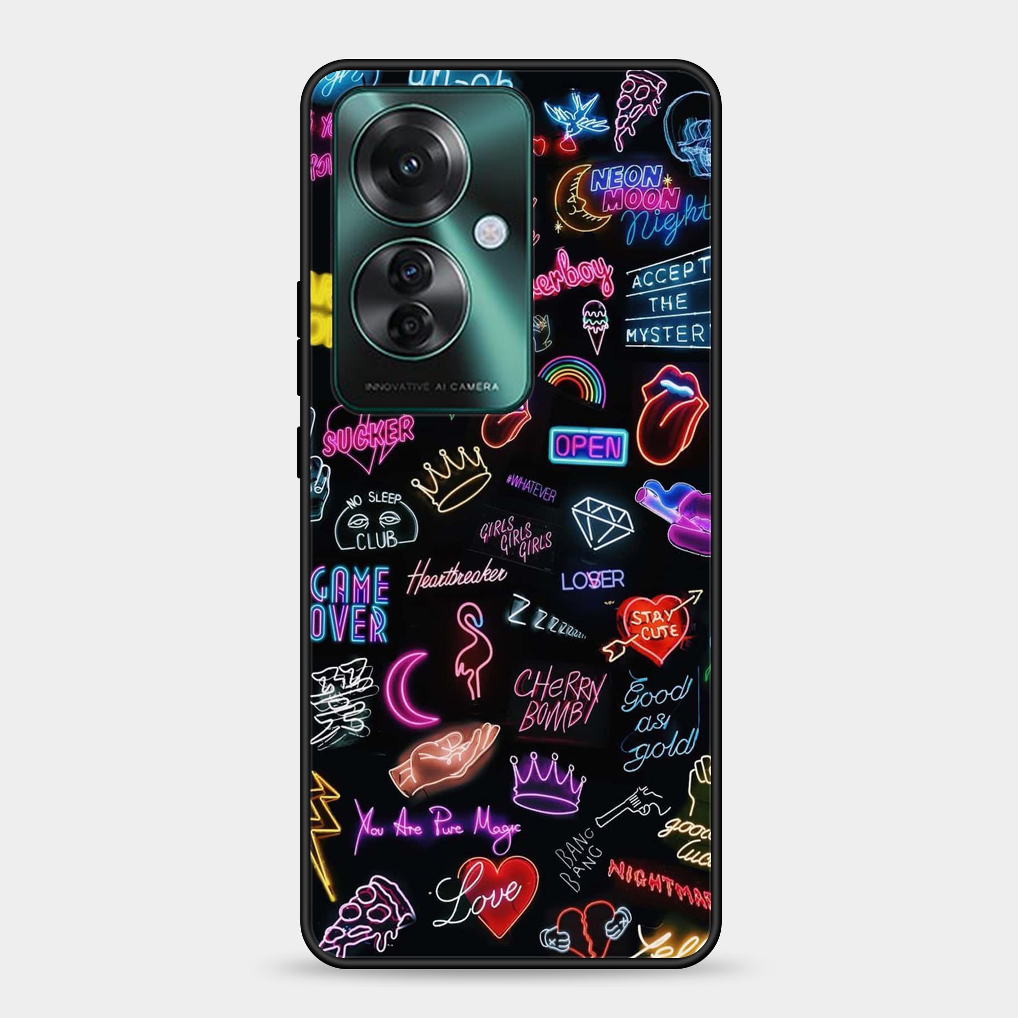 Oppo Reno 11F Design-074 Premium Glossy Phone Case