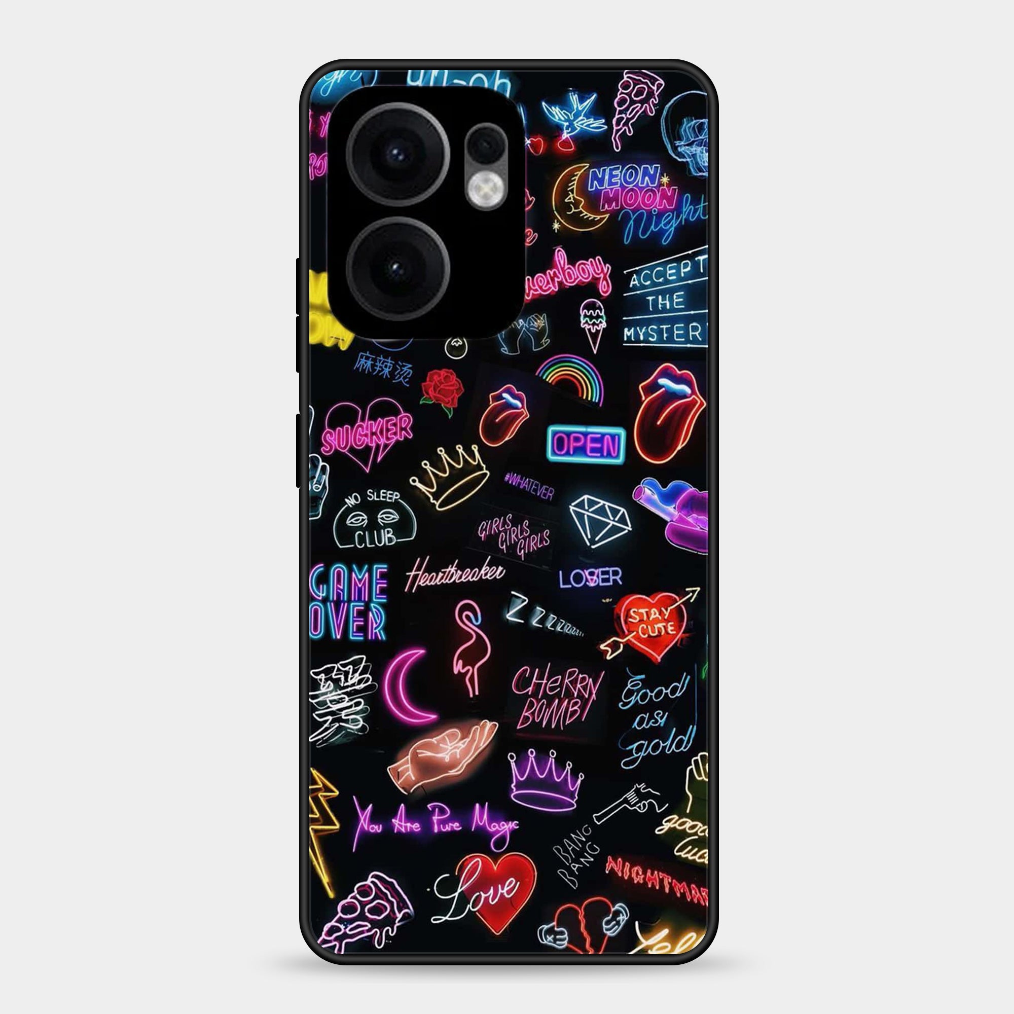 Oppo Reno 13F Design-074 Premium Glossy Phone Case