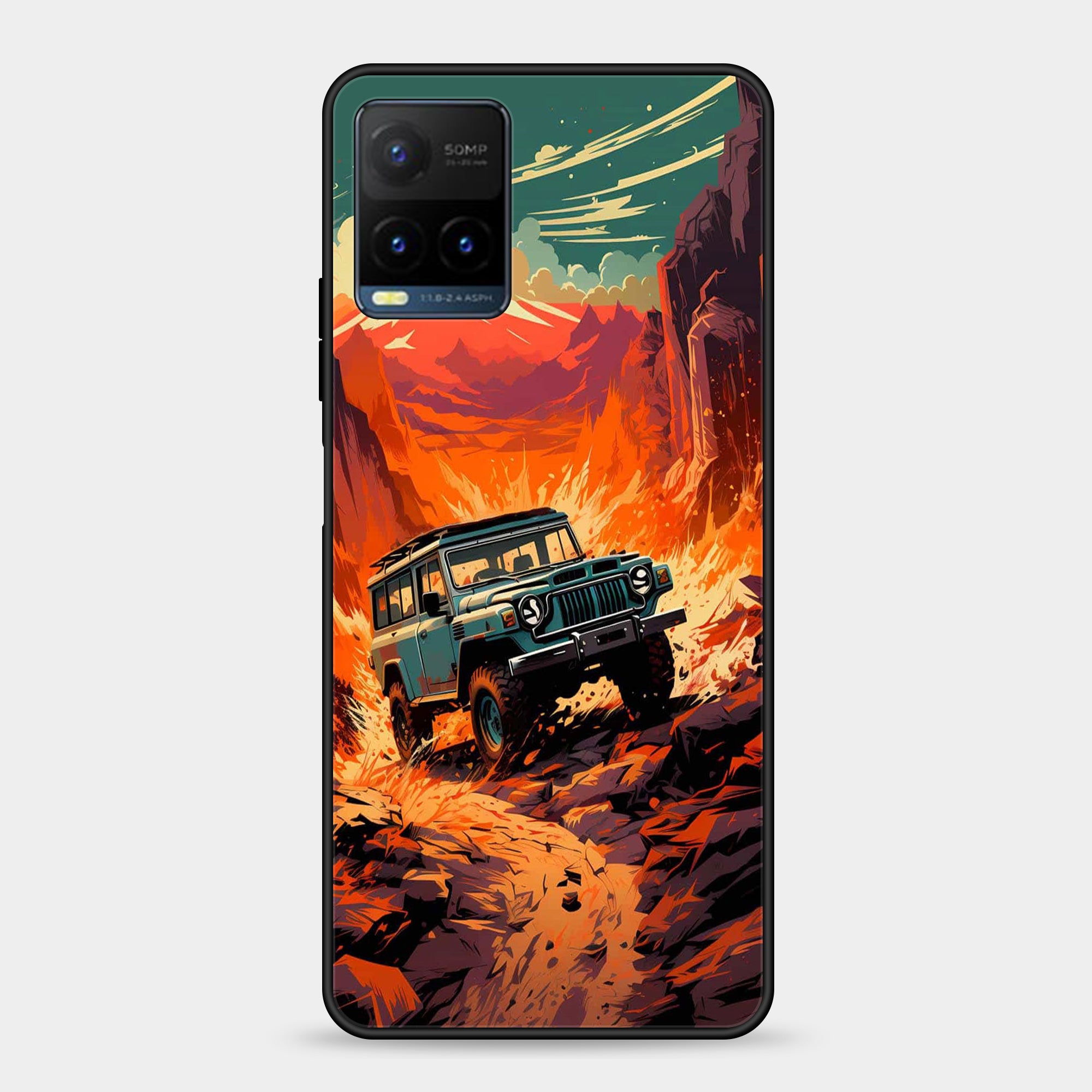 Vivo Y21 Design-063 Premium Glossy Phone Case