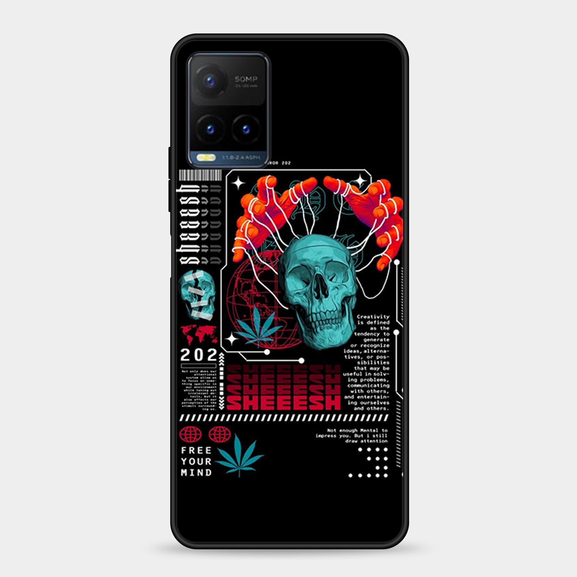 Vivo Y21A Design-071 Premium Glossy Phone Case