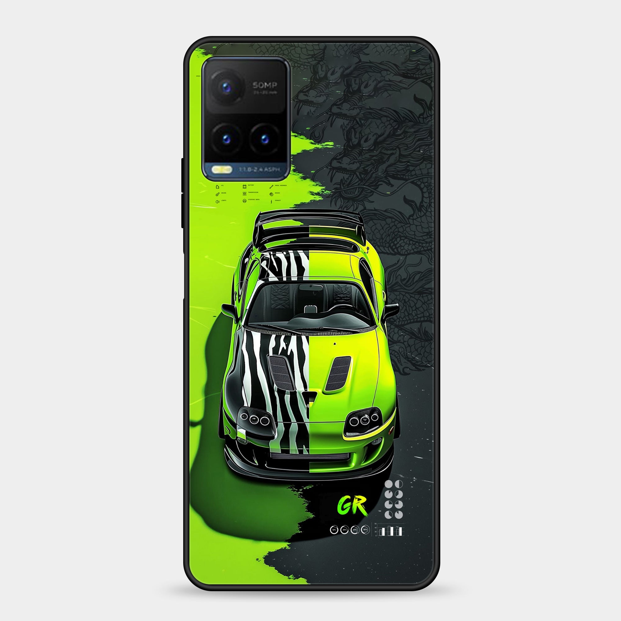 Vivo Y21 Design-160 Premium Glossy Phone Case