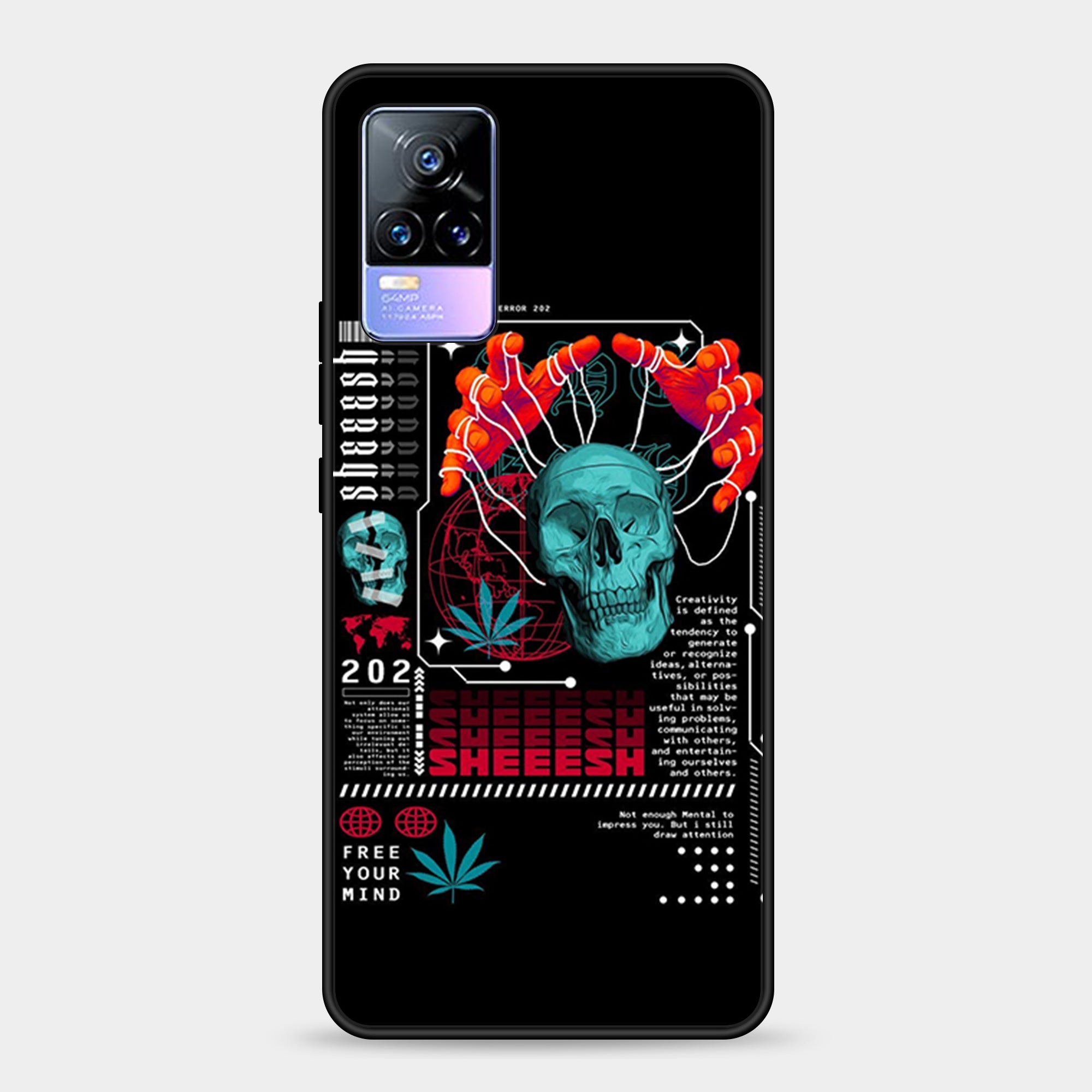 Vivo Y73 Design-071 Premium Glossy Phone Case