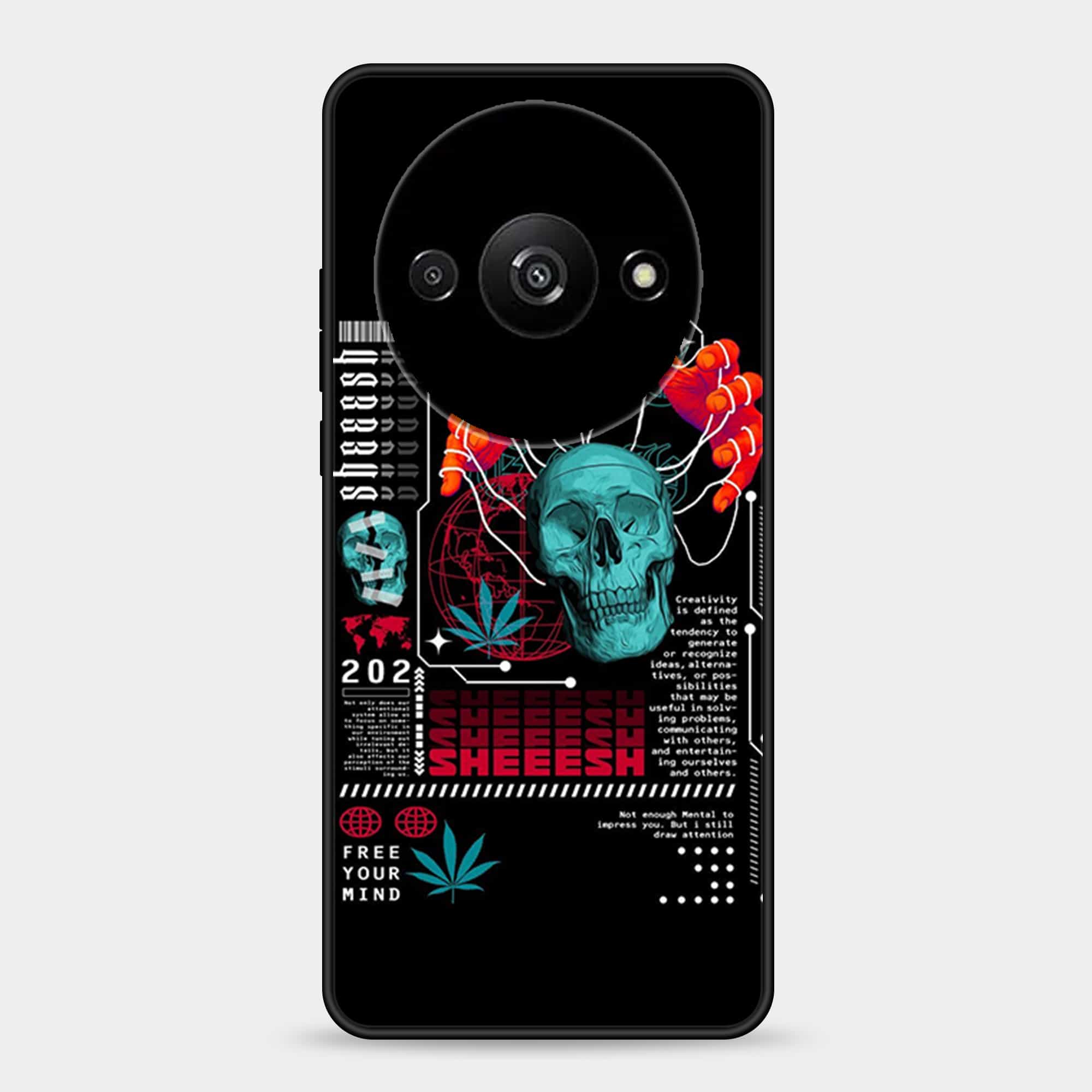 Xiaomi Redmi A3 Design-071 Premium Glossy Phone Case