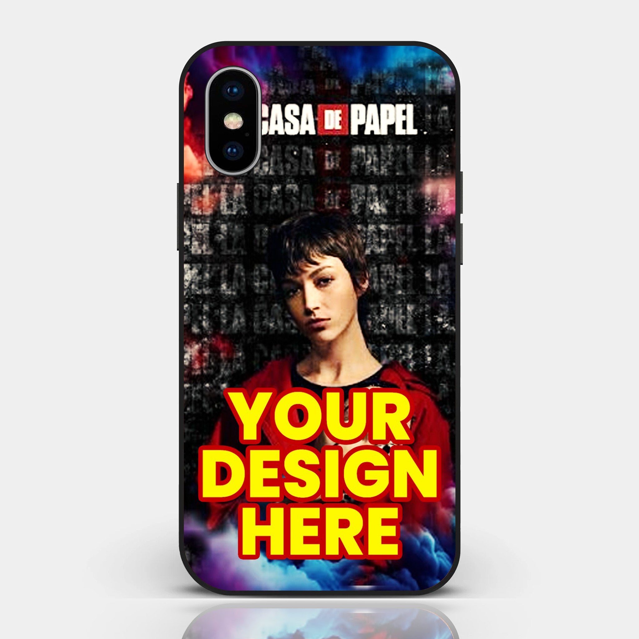 iPhone XS Max Customized Own Premium Glossy Phone Case