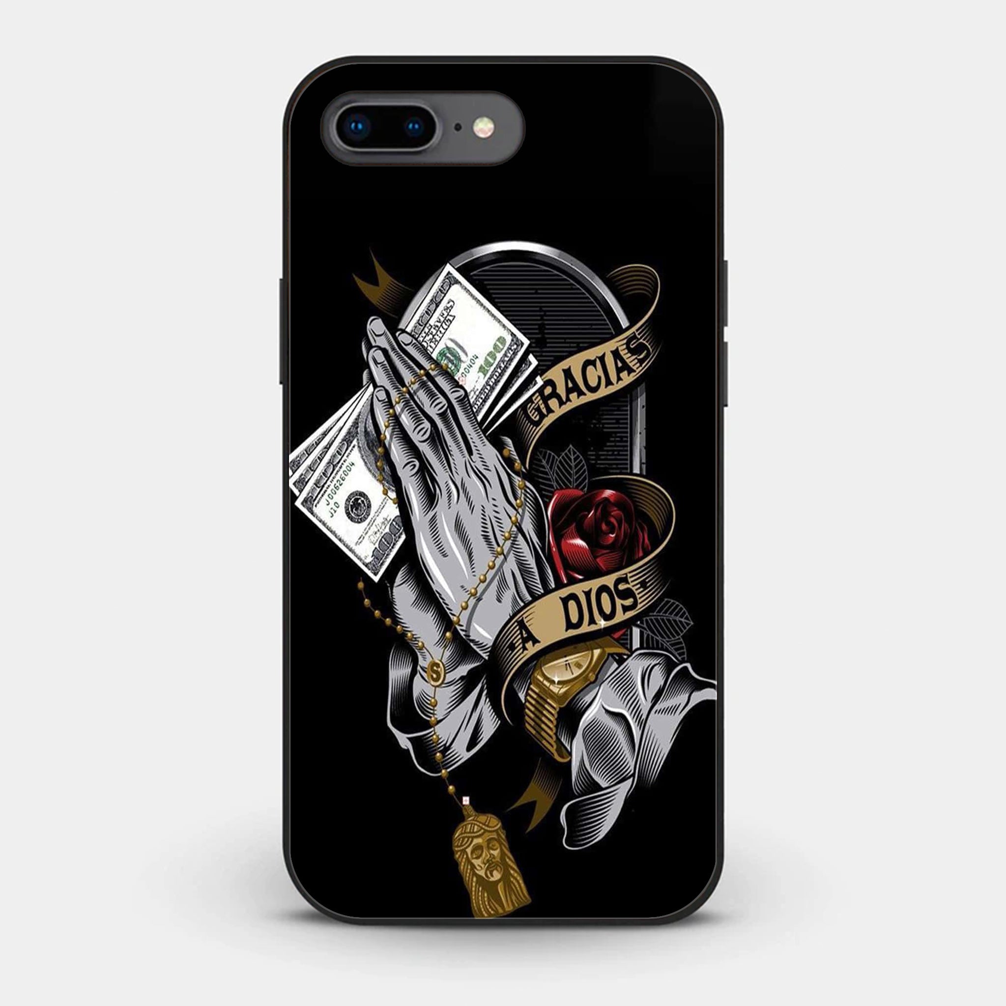 iPhone 8 Plus Design-002 Premium Glossy Phone Case