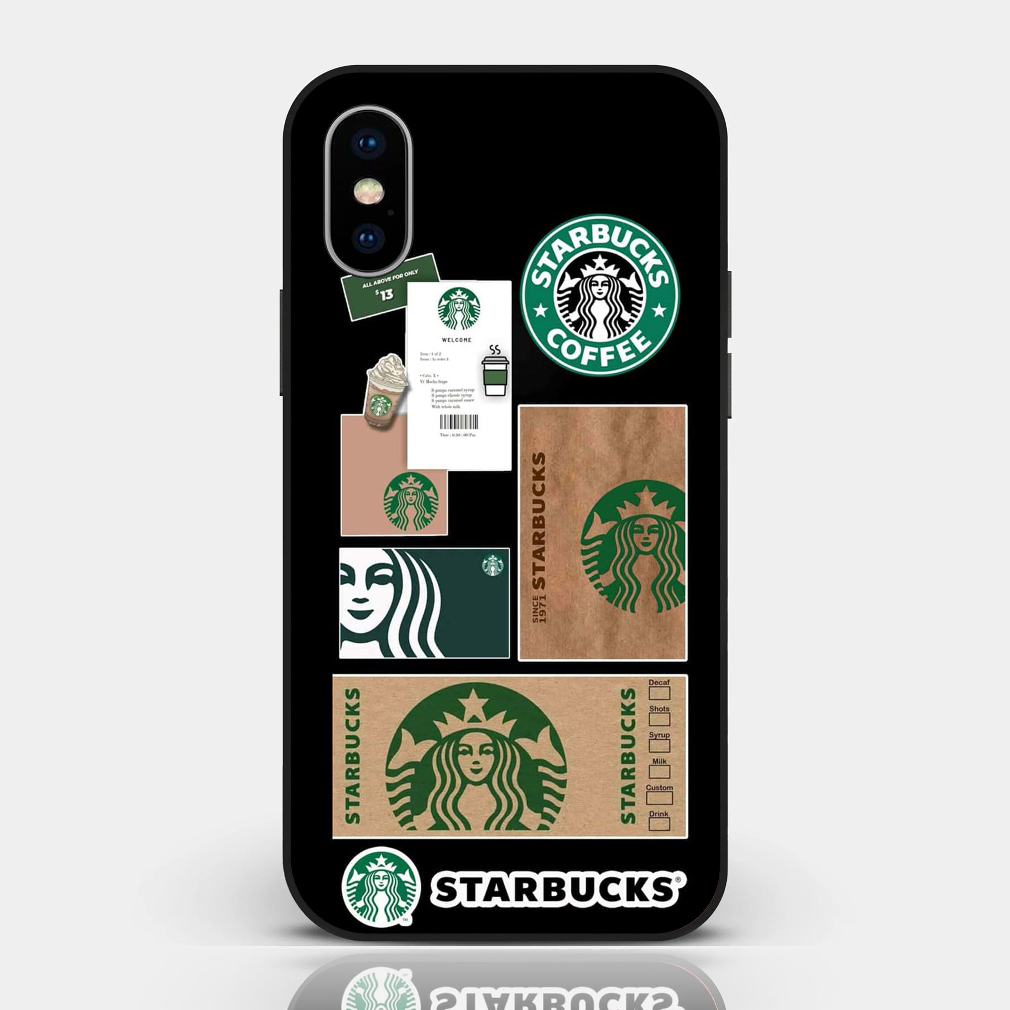iPhone Xs Design-013 Premium Glossy Phone Case