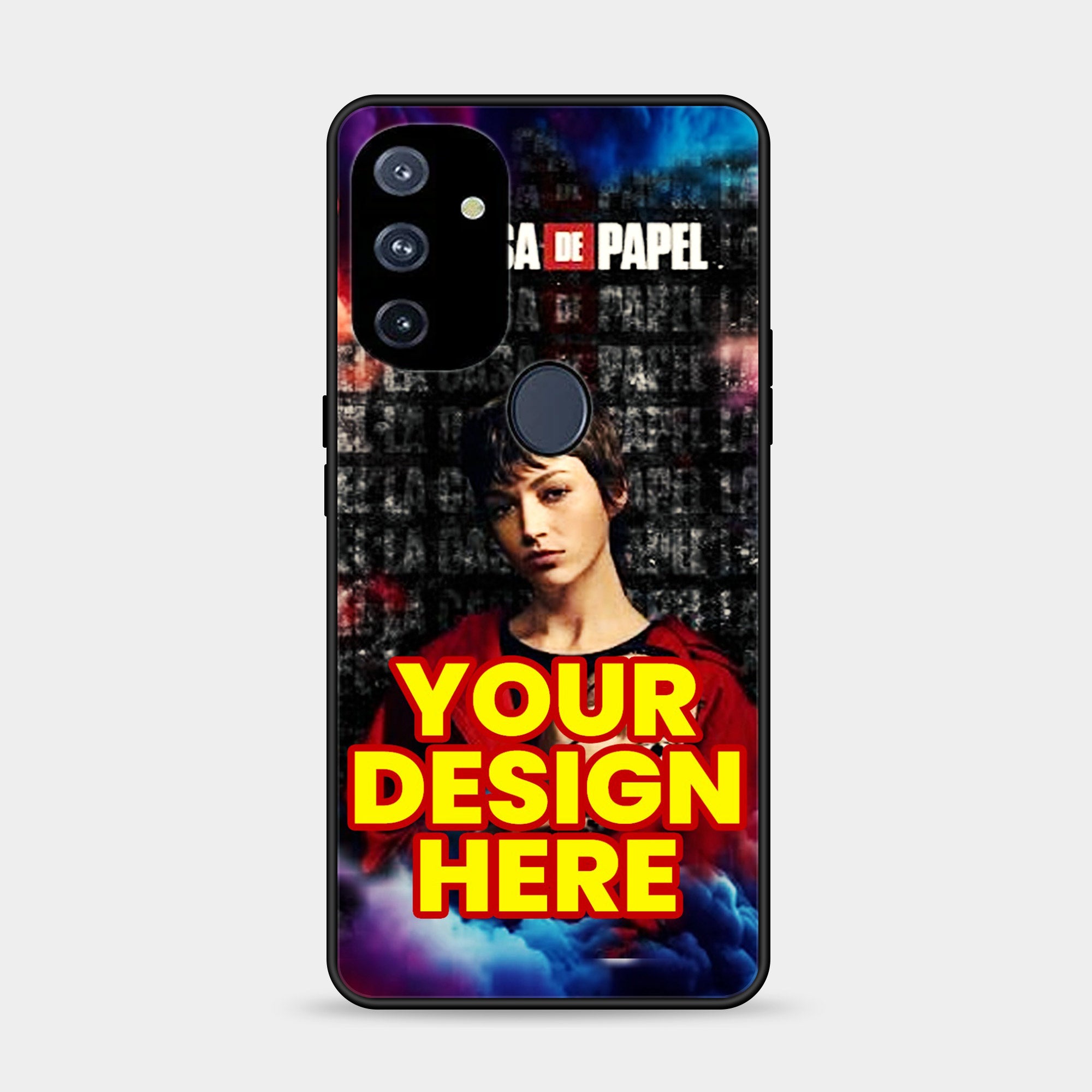 OnePlus Nord N100 Customized Own Premium Glossy Phone Case
