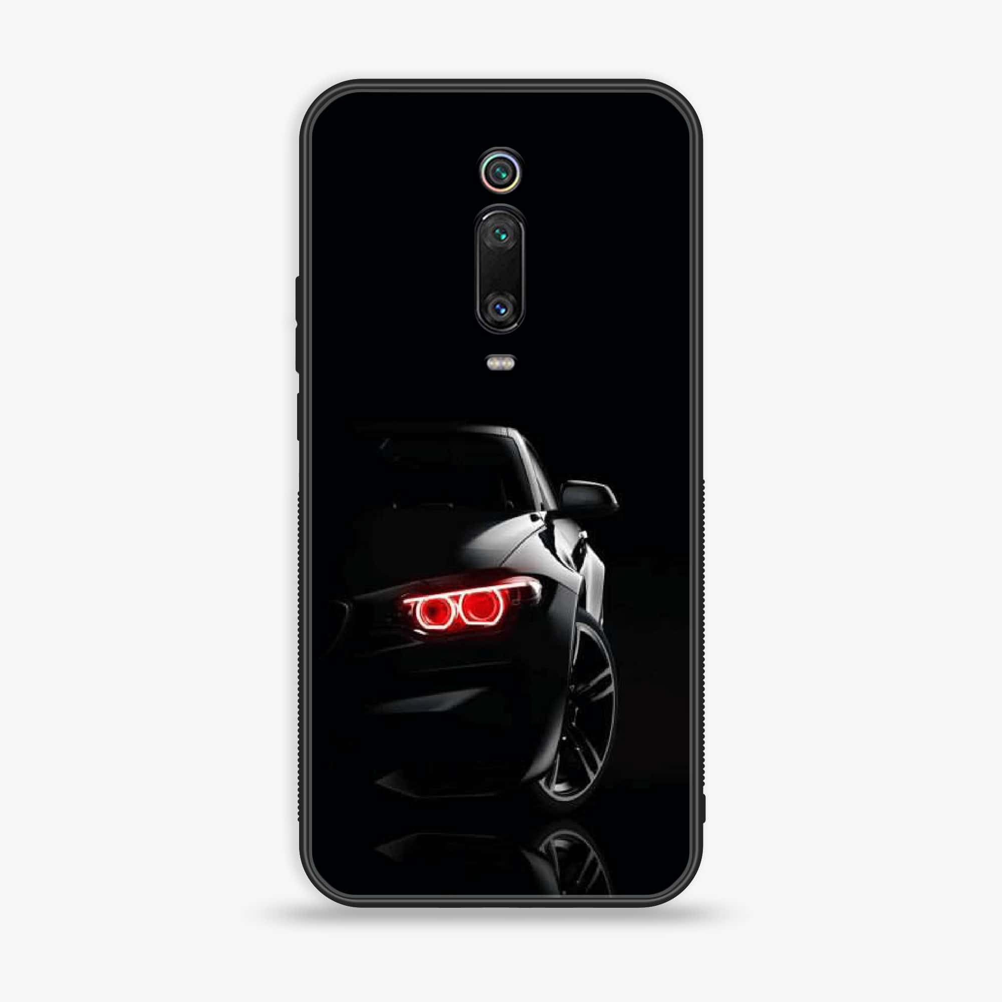 Xiaomi Mi 9T - Black Art Series - Premium Printed Glass soft Bumper shock Proof Case