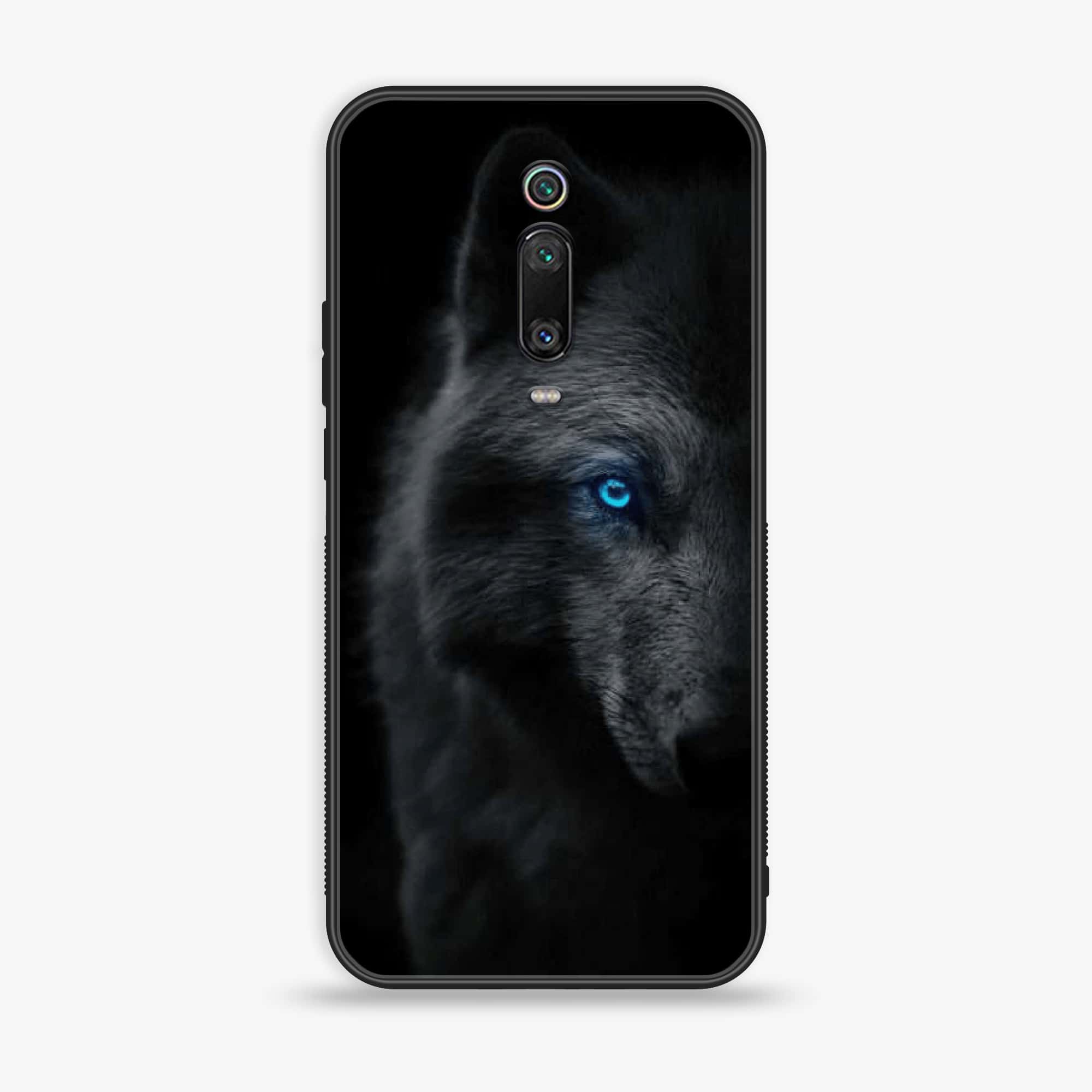Xiaomi Mi 9T - Black Art Series - Premium Printed Glass soft Bumper shock Proof Case